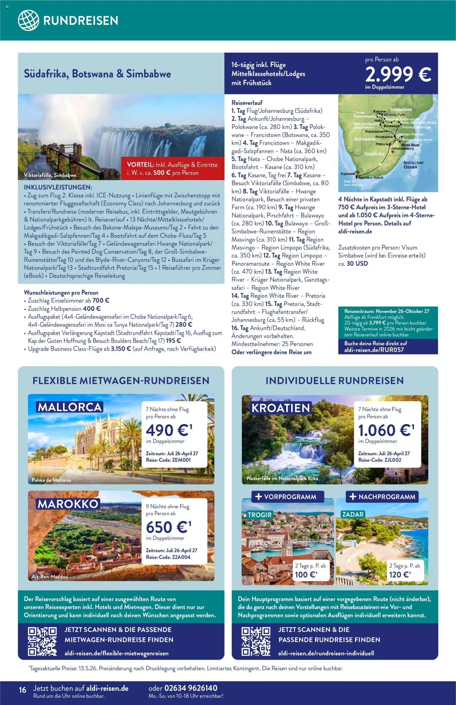 Aldi Reisen Reisemagazin