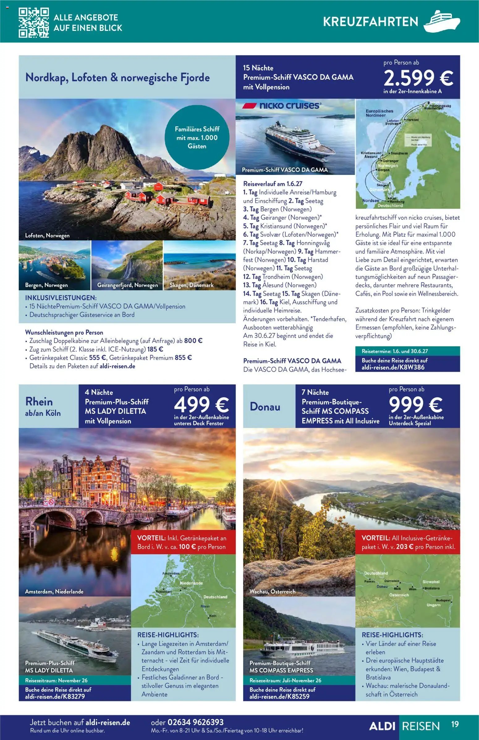 Aldi Reisen Reisemagazin