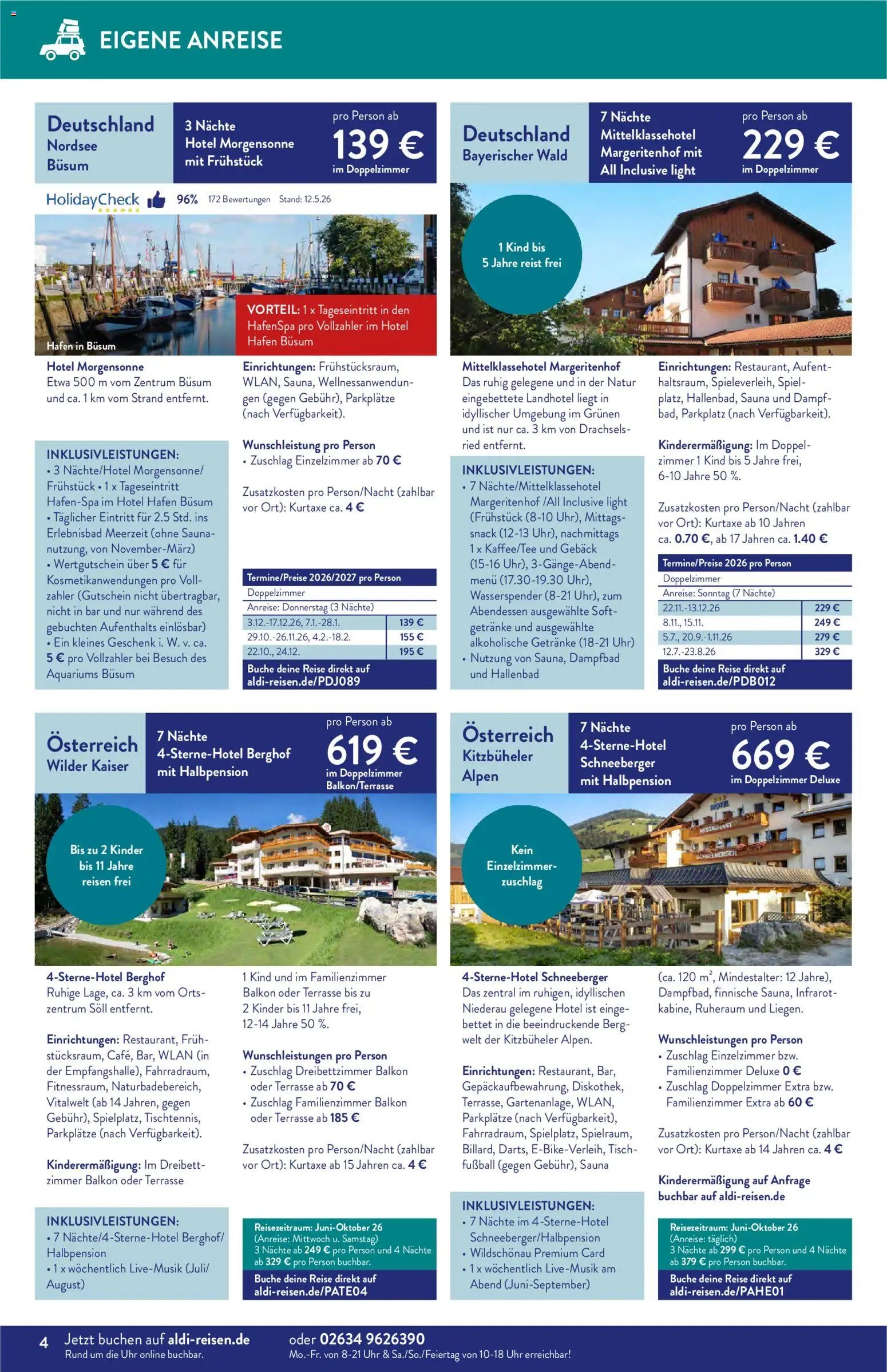 Aldi Reisen Reisemagazin