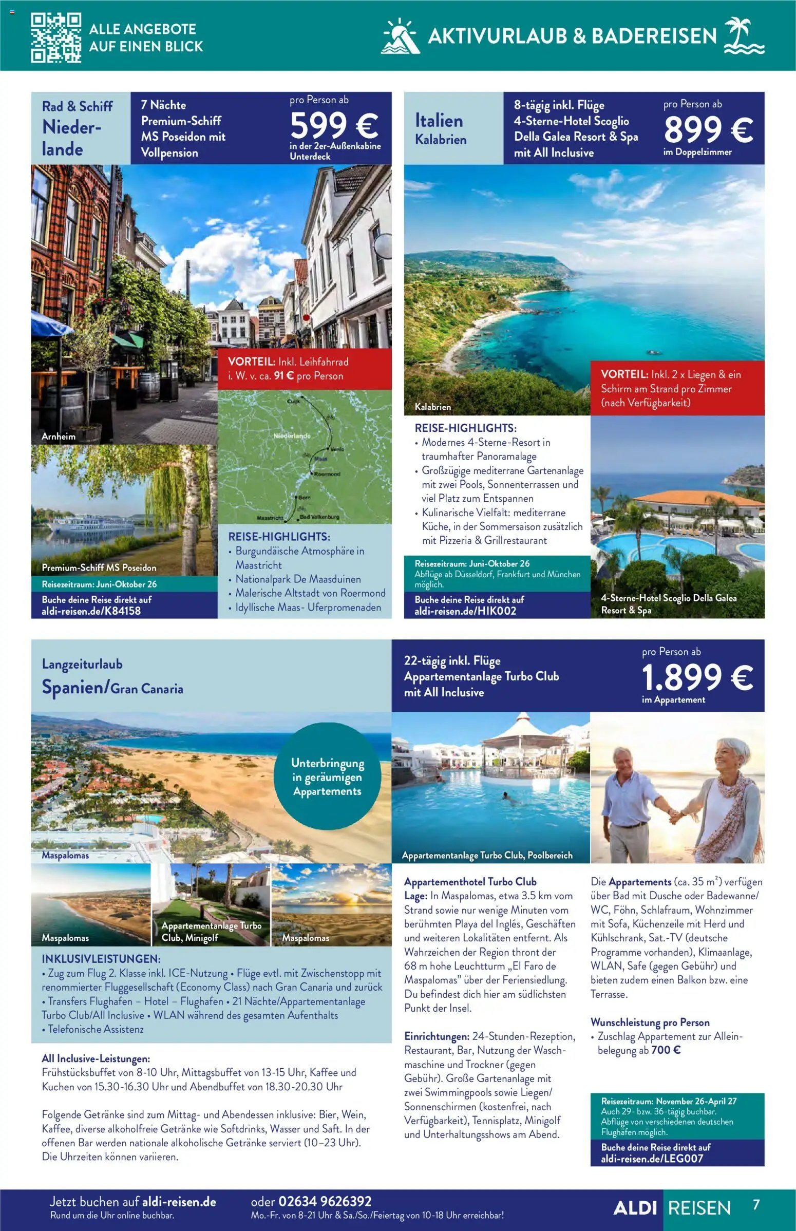 Aldi Reisen Reisemagazin