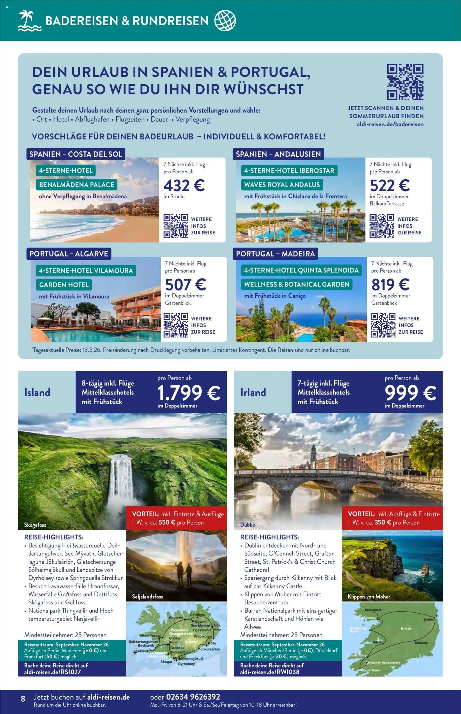 Aldi Reisen Reisemagazin