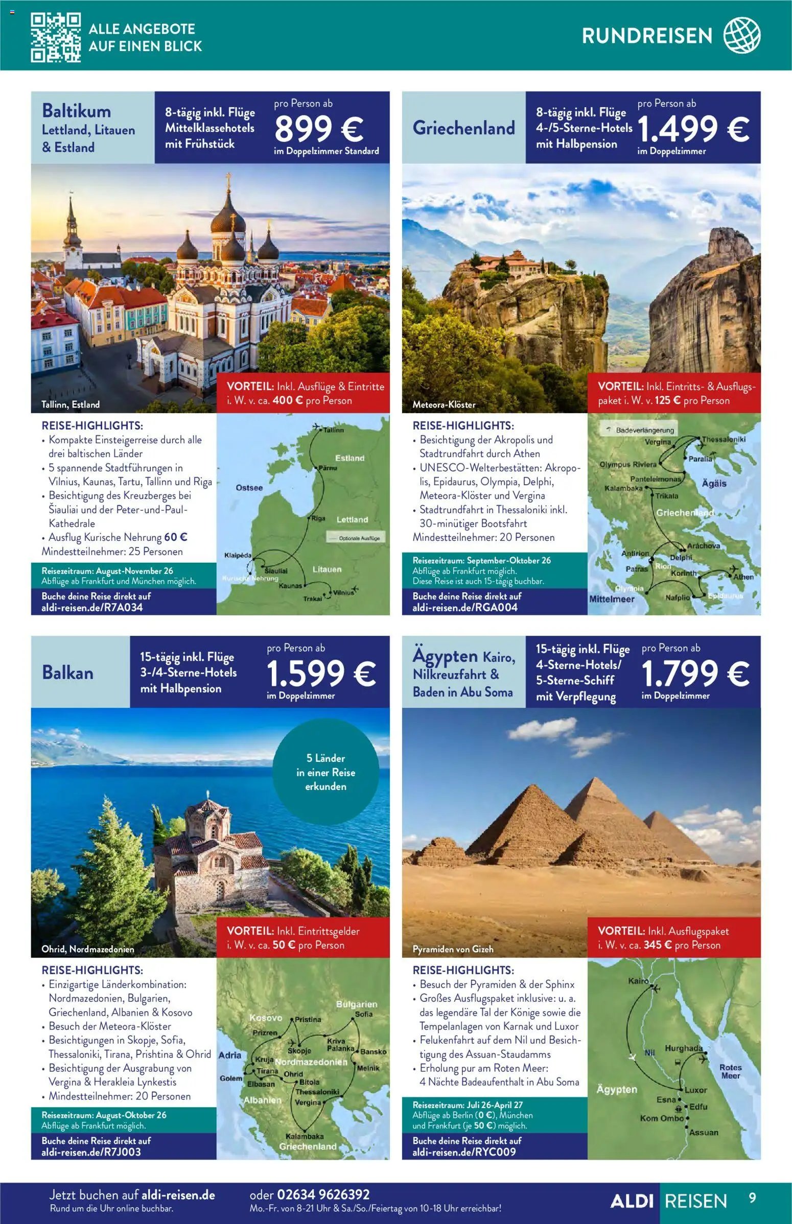 Aldi Reisen Reisemagazin