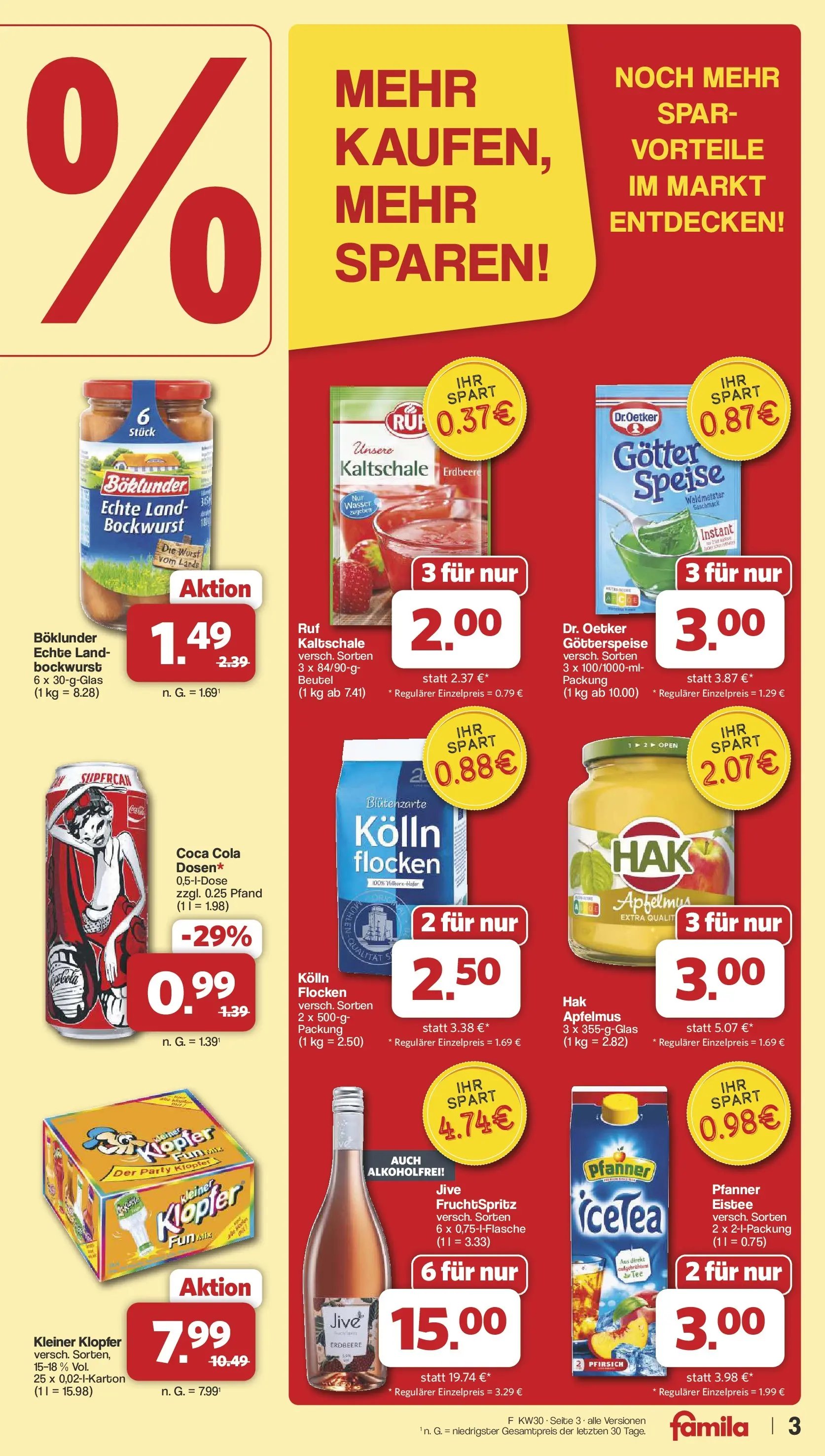 Famila Nordwest Wochenangebote