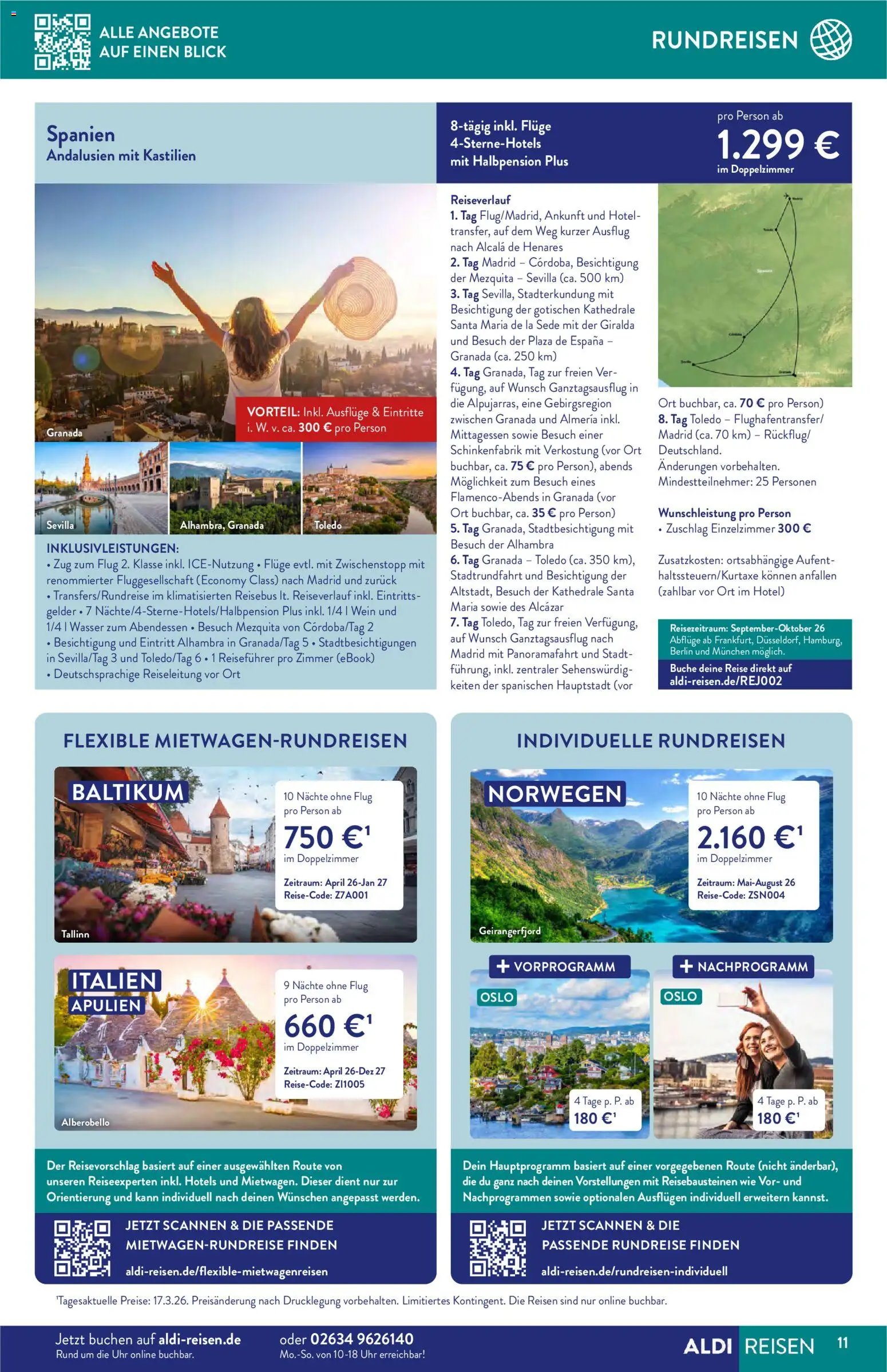 Aldi Reisen  Reisemagazin