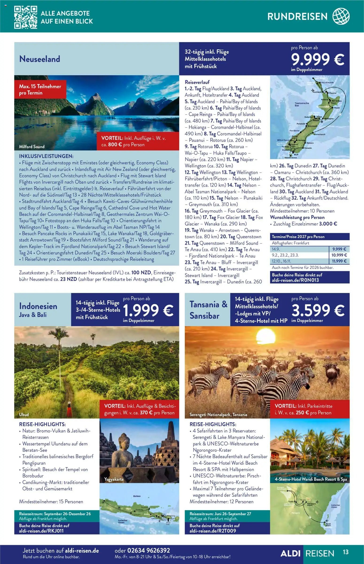 Aldi Reisen  Reisemagazin