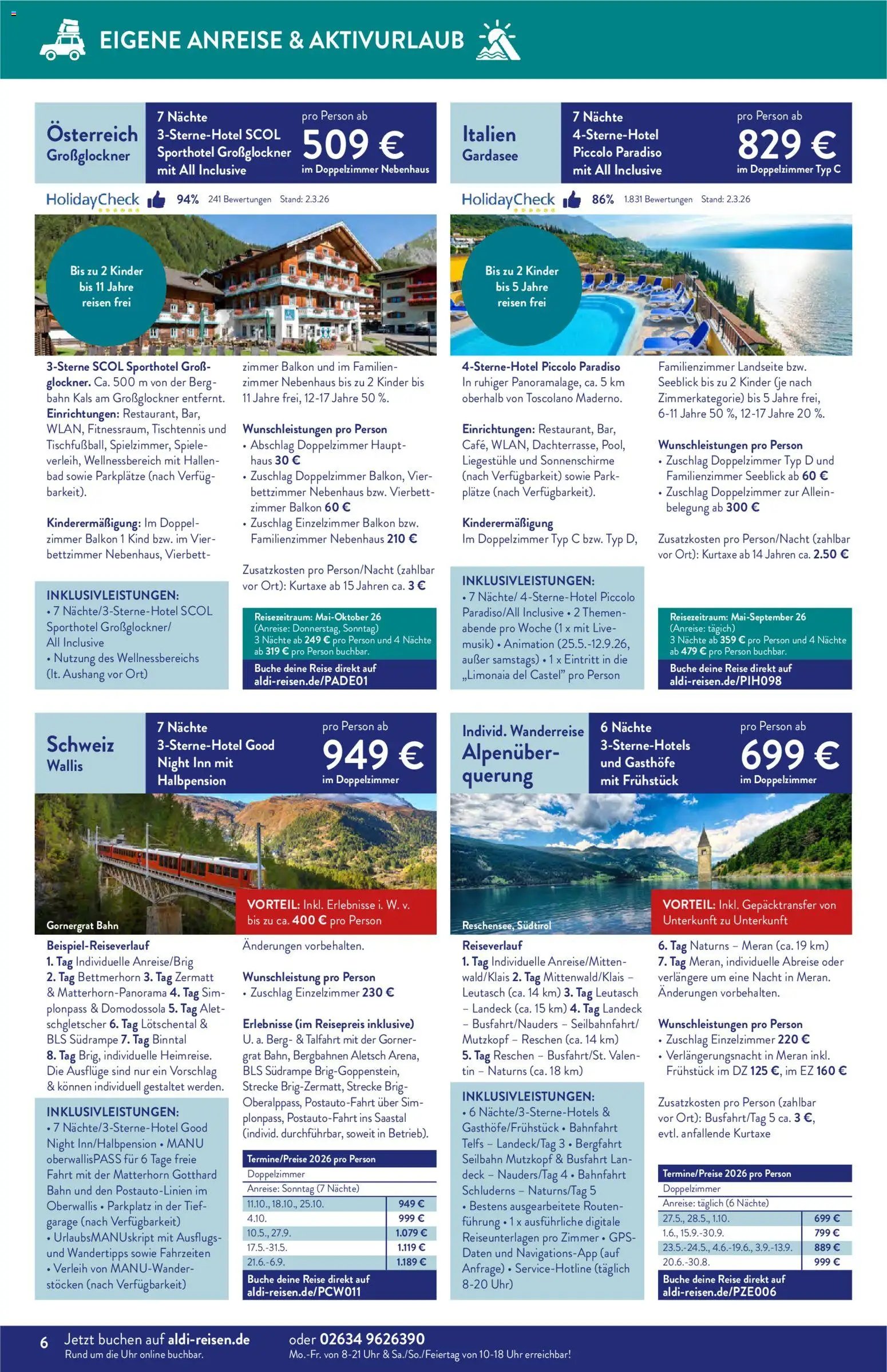 Aldi Reisen  Reisemagazin