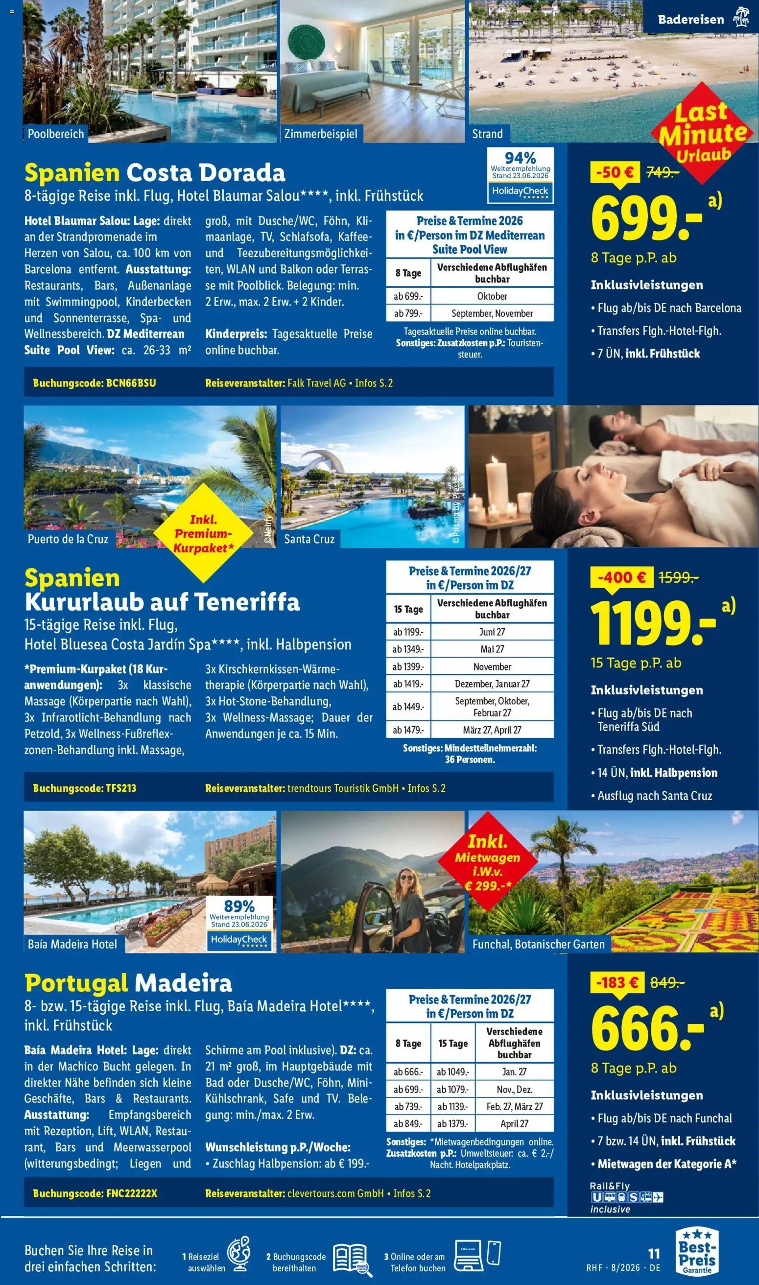 Lidl Reisen Prospekt