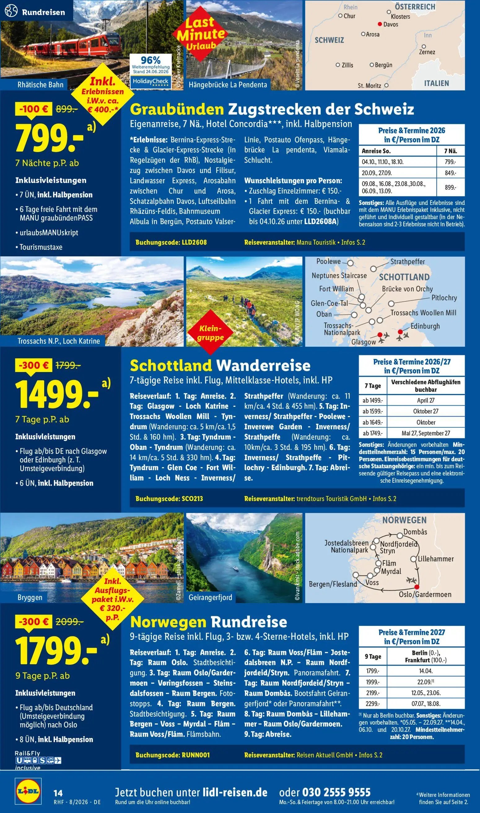 Lidl Reisen Prospekt