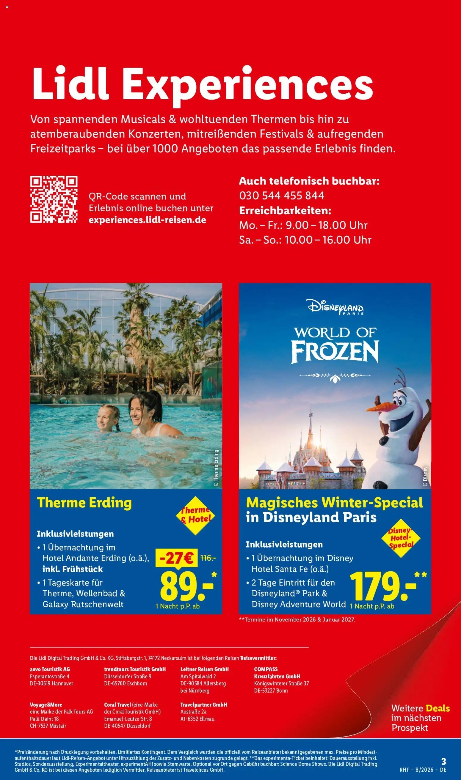 Lidl Reisen Prospekt