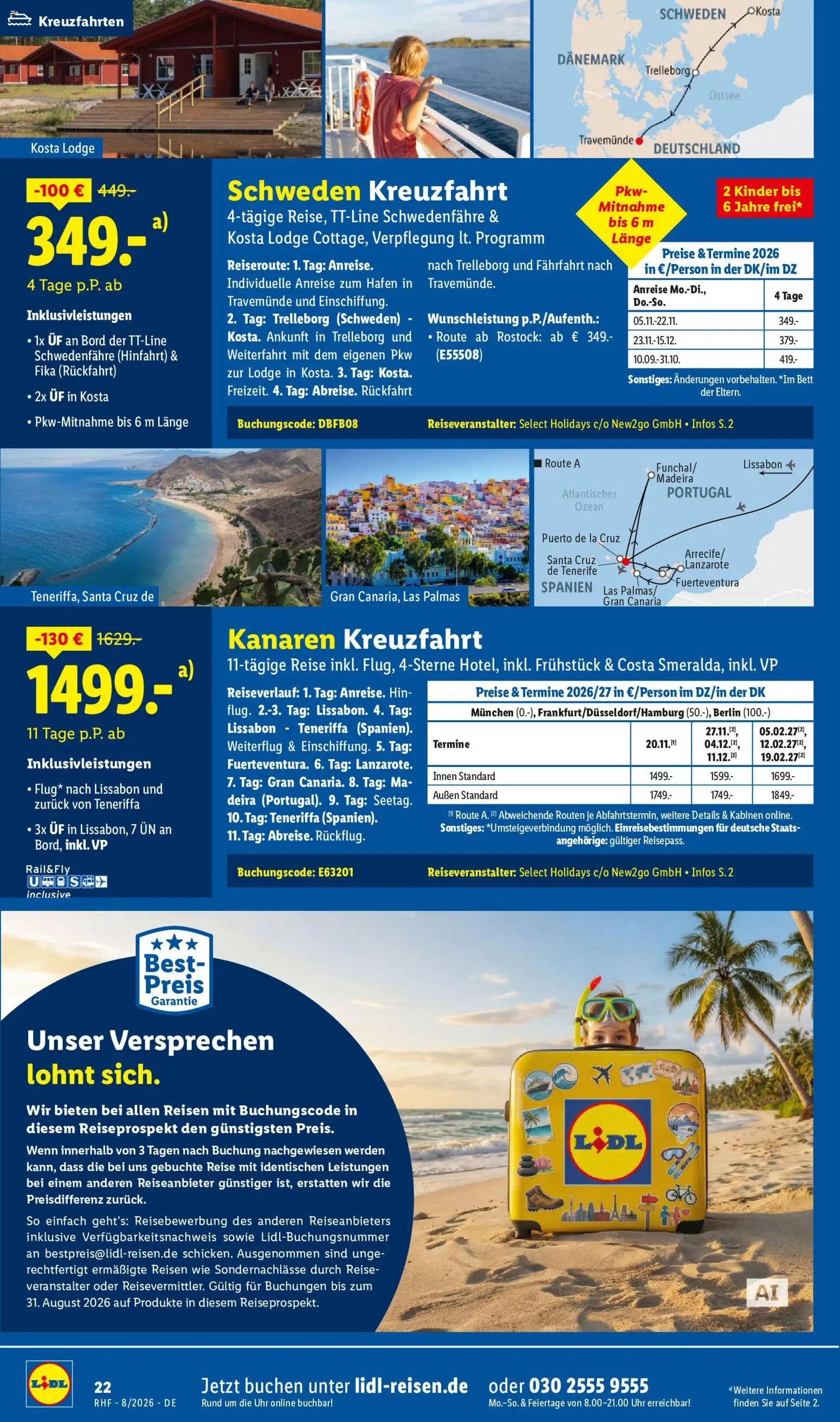Lidl Reisen Prospekt