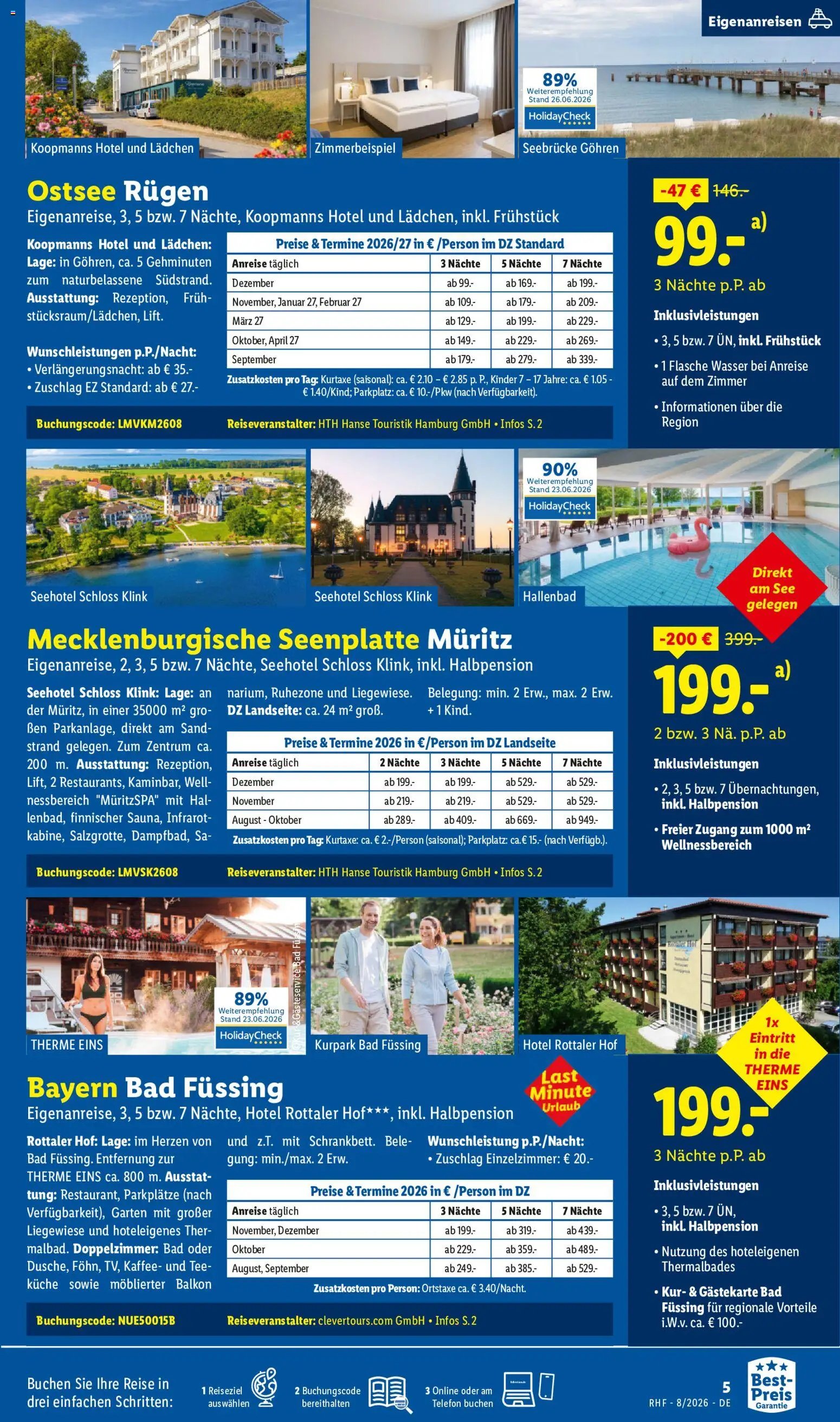 Lidl Reisen Prospekt