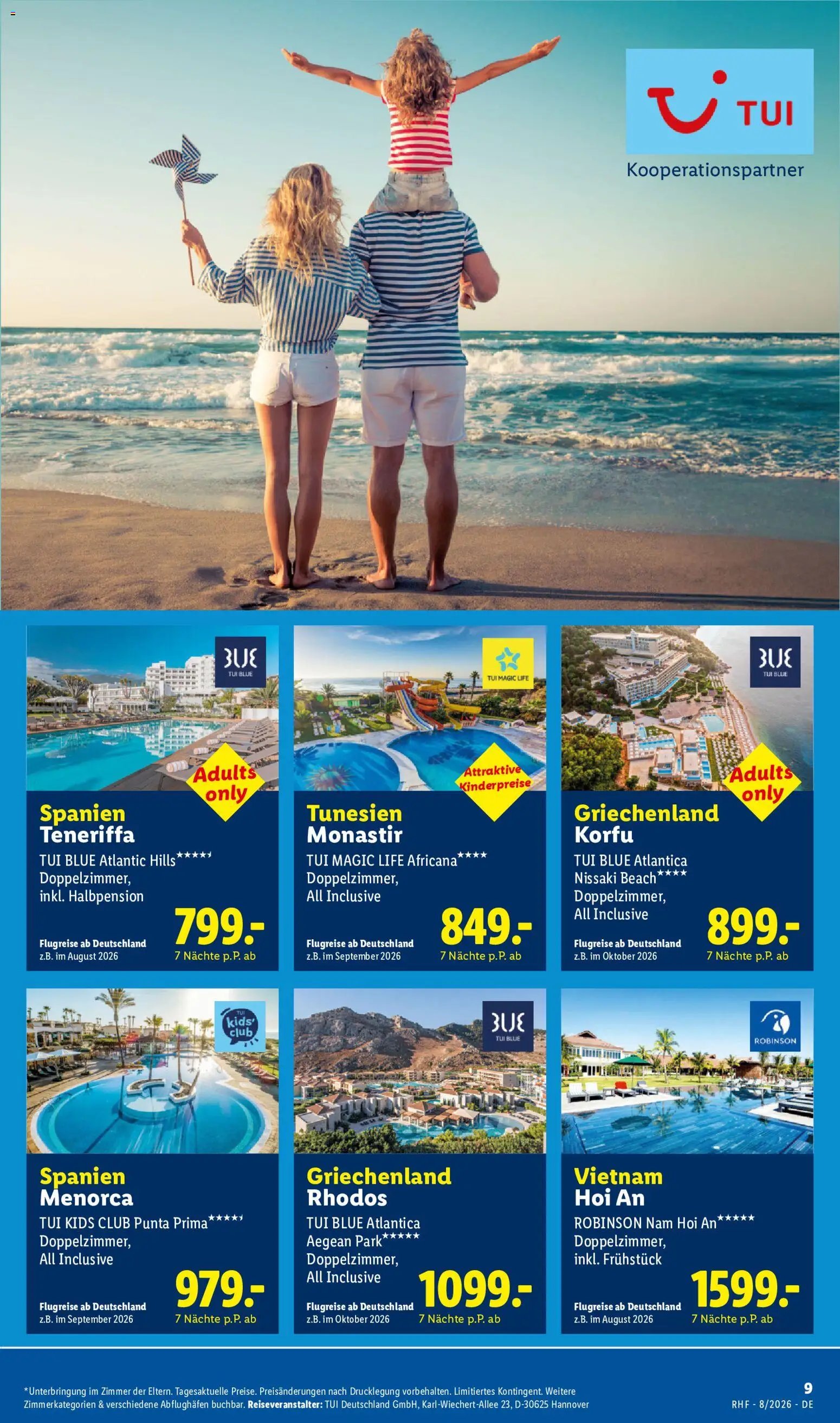 Lidl Reisen Prospekt