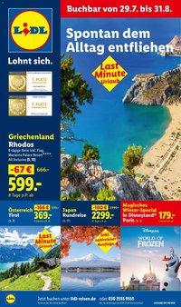 Lidl Reisen Prospekt