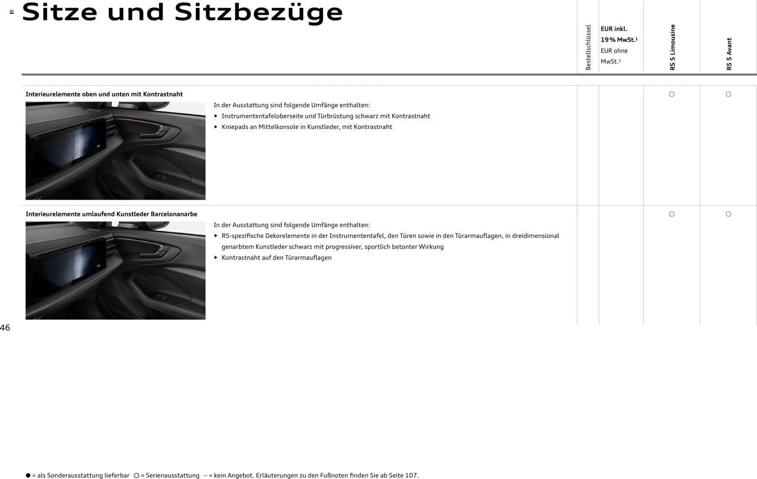 Audi RS 5 Limousine / RS 5 Avant (2026-04-01 - 2027-04-01)