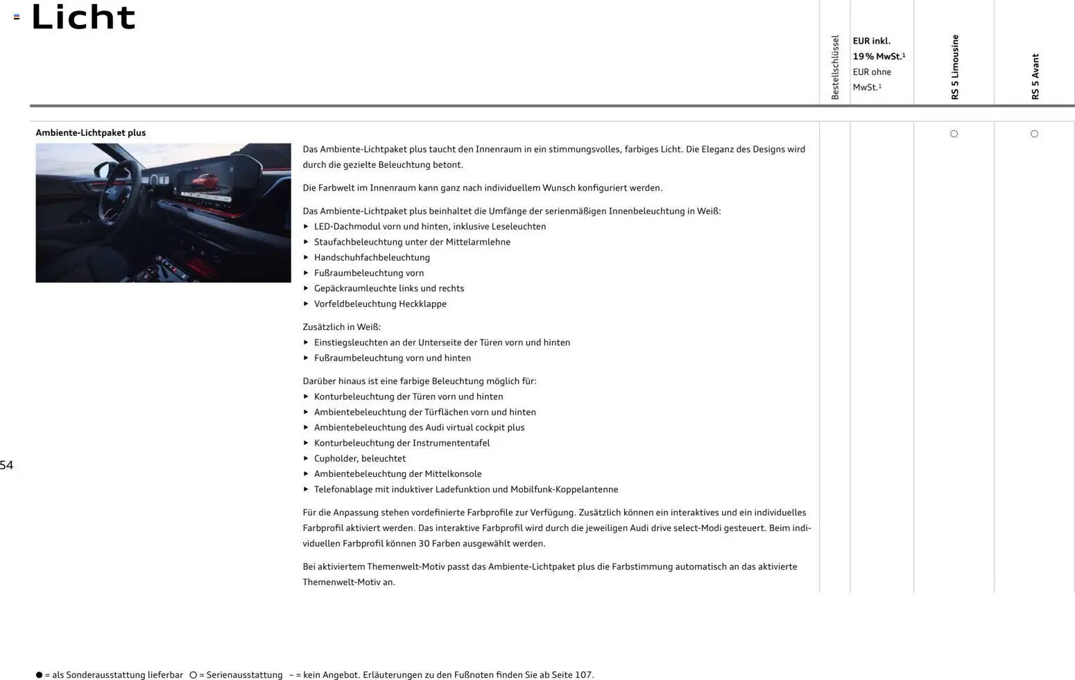 Audi RS 5 Limousine / RS 5 Avant (2026-04-01 - 2027-04-01)