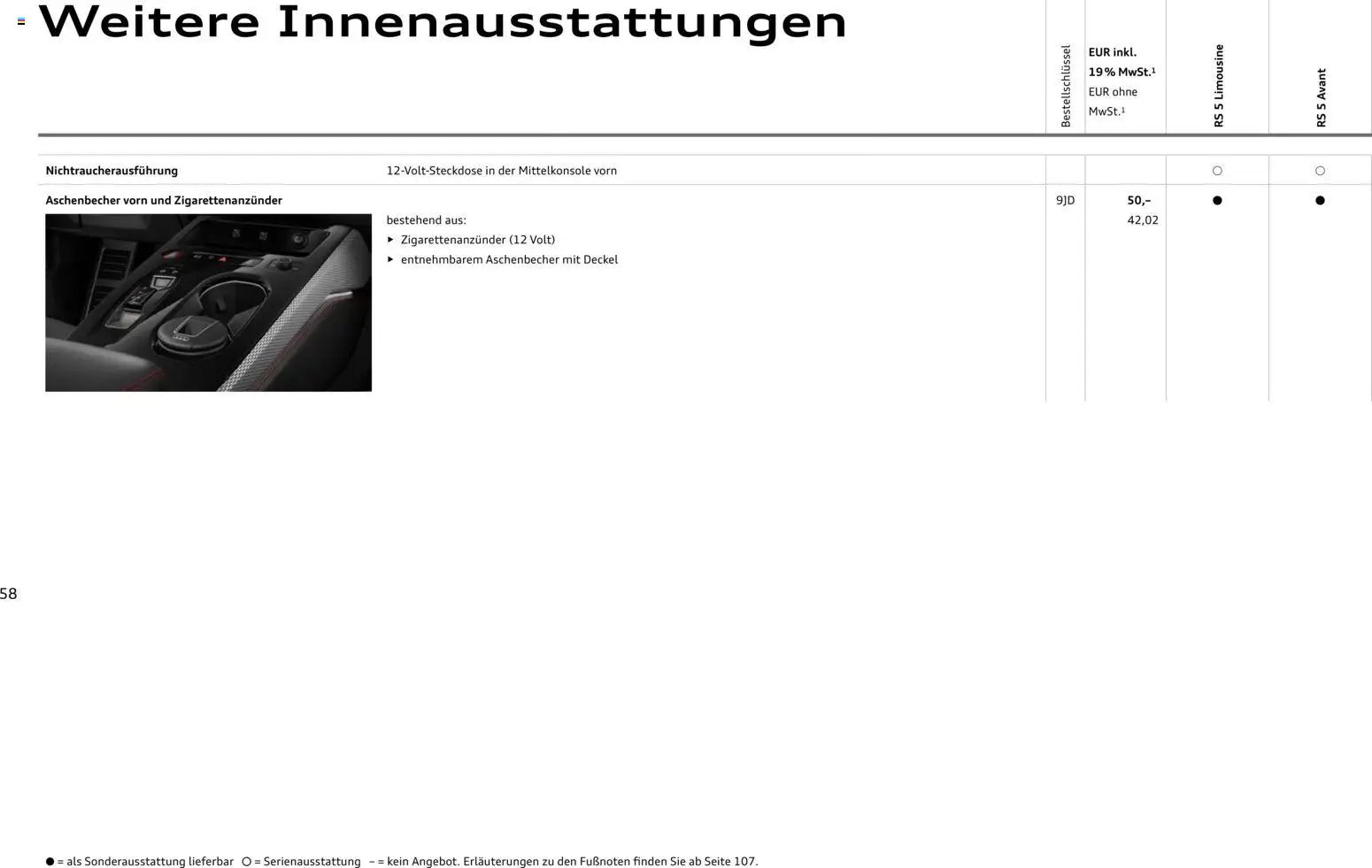 Audi RS 5 Limousine / RS 5 Avant (2026-04-01 - 2027-04-01)