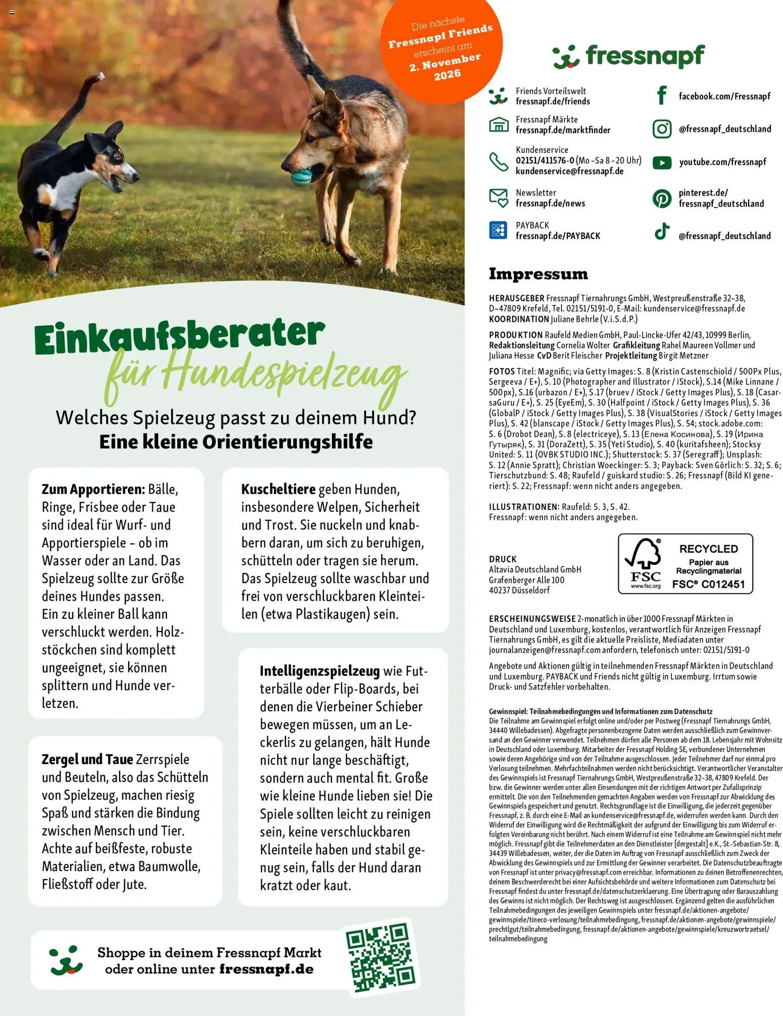 Fressnapf Friends Magazin