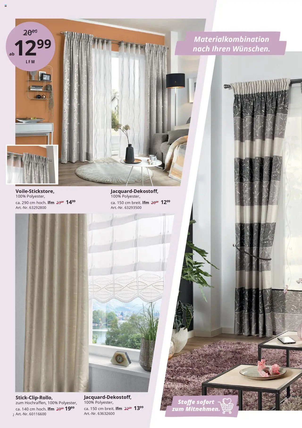 Hammer Zuhause Gardinentischware