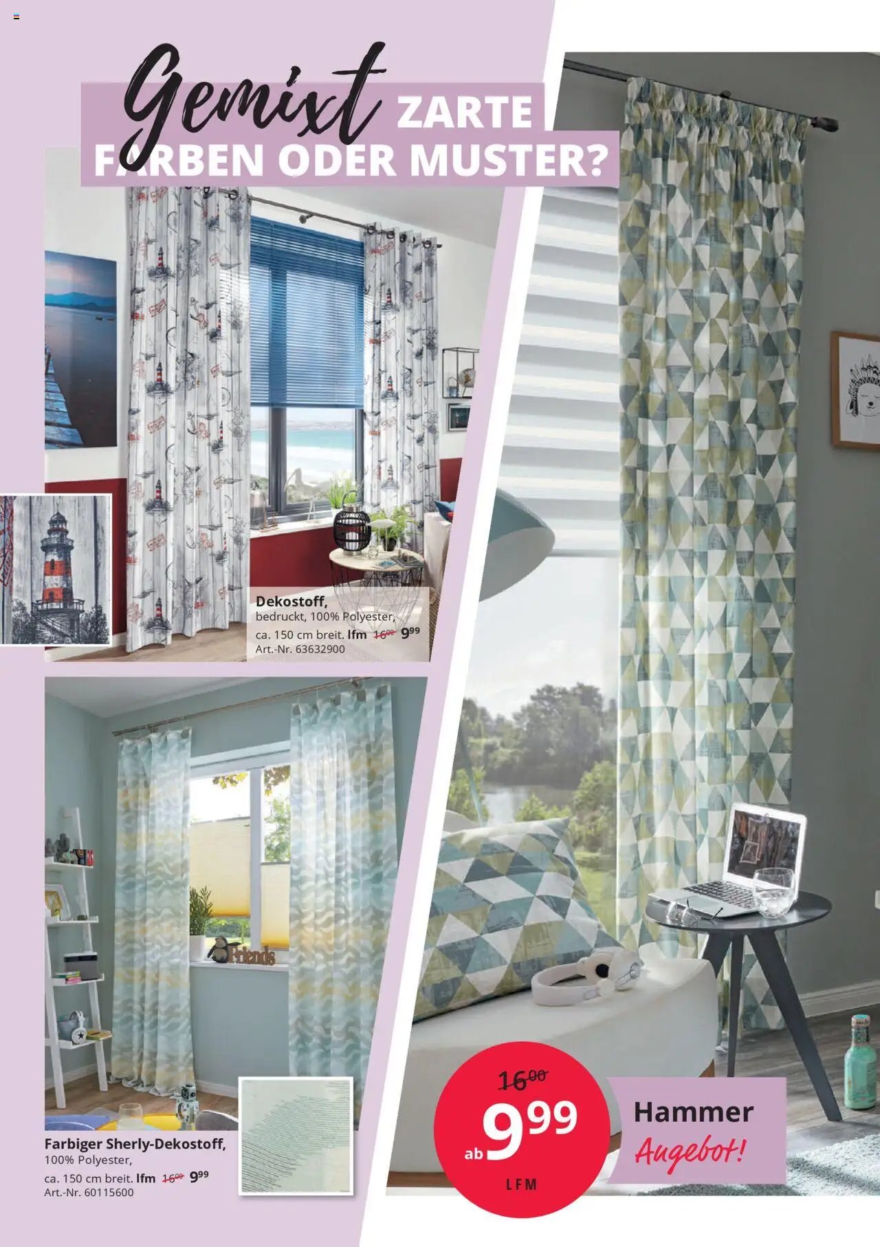 Hammer Zuhause Gardinentischware