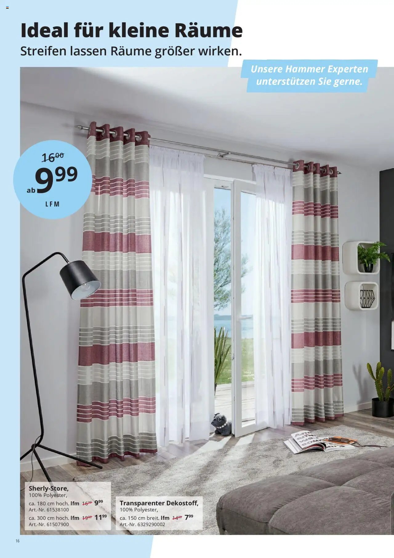 Hammer Zuhause Gardinentischware