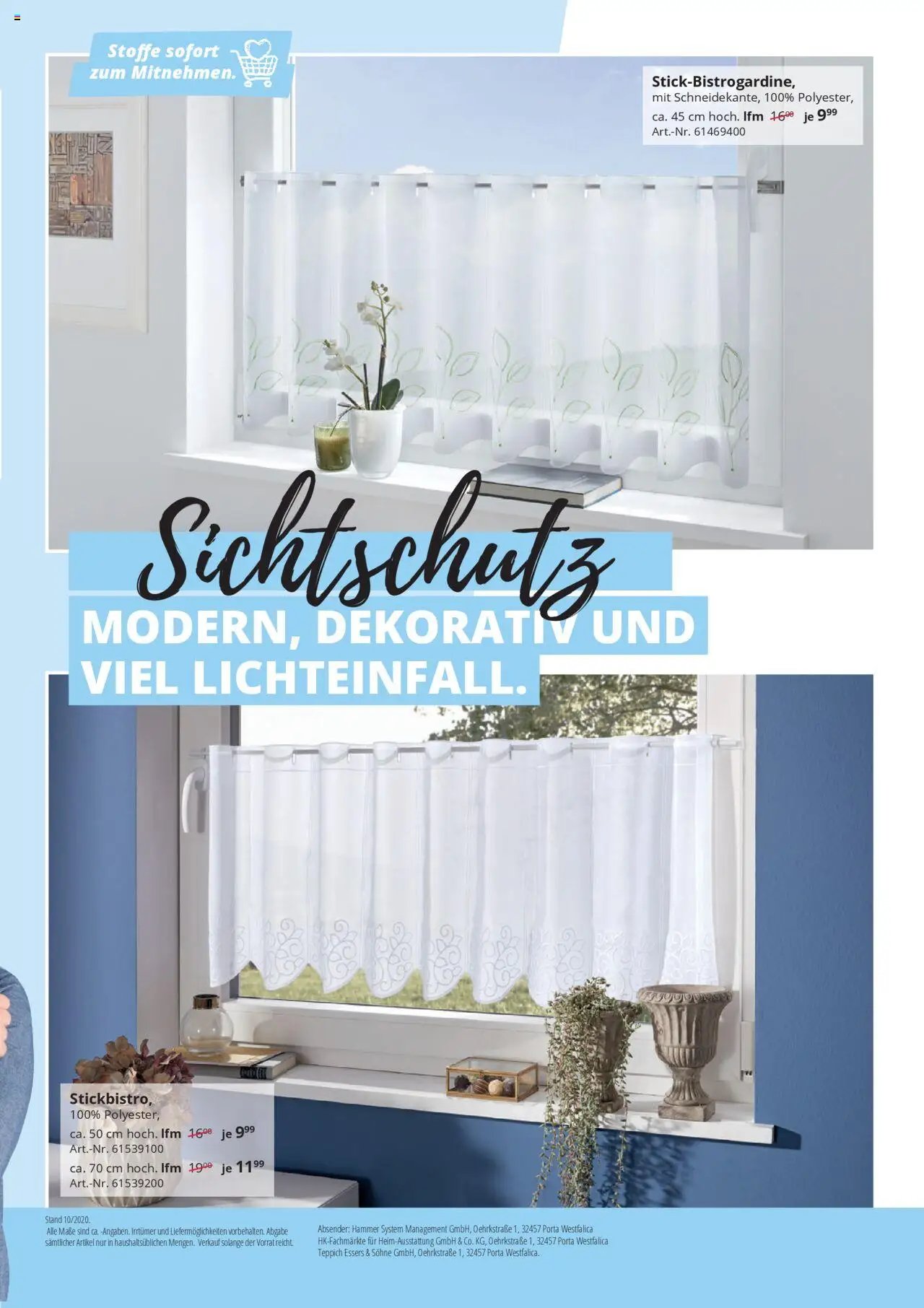 Hammer Zuhause Gardinentischware