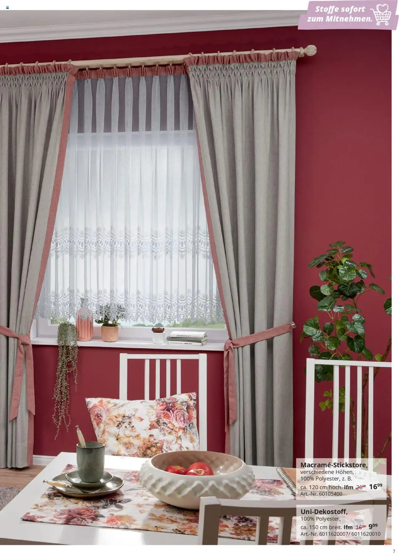 Hammer Zuhause Gardinentischware