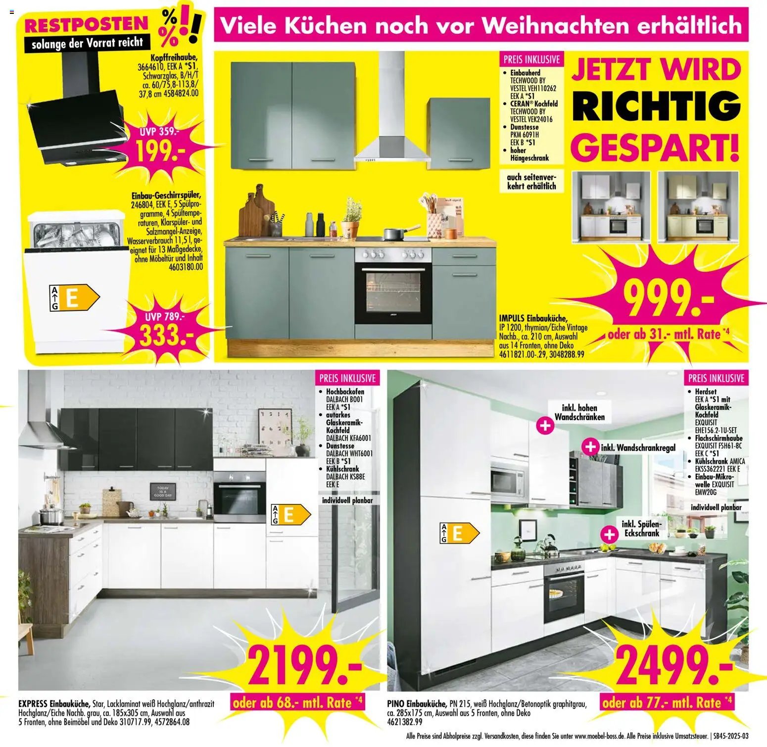 SB Möbel Boss Prospekt Wolfsburg (2025-11-01 - 2025-11-07)