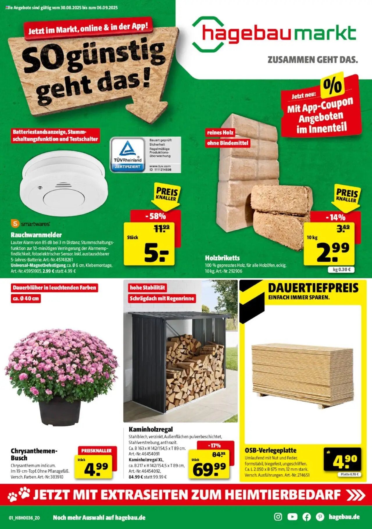 Hagebau Prospekt Artern	 (2025-08-30 - 2025-09-06) | 1