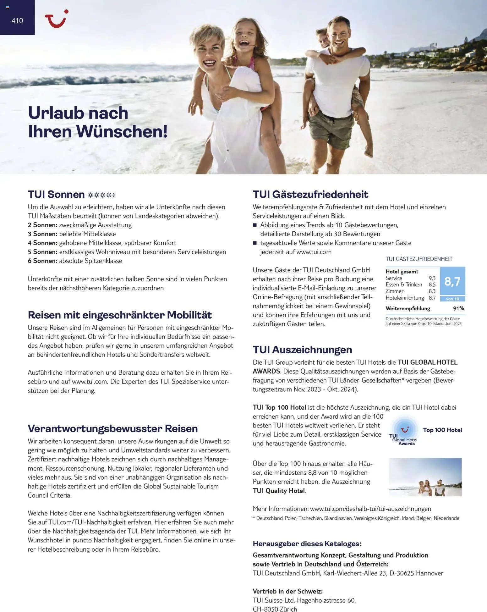 TUI Prospekt Südeuropa & Nordafrika 2026/27
