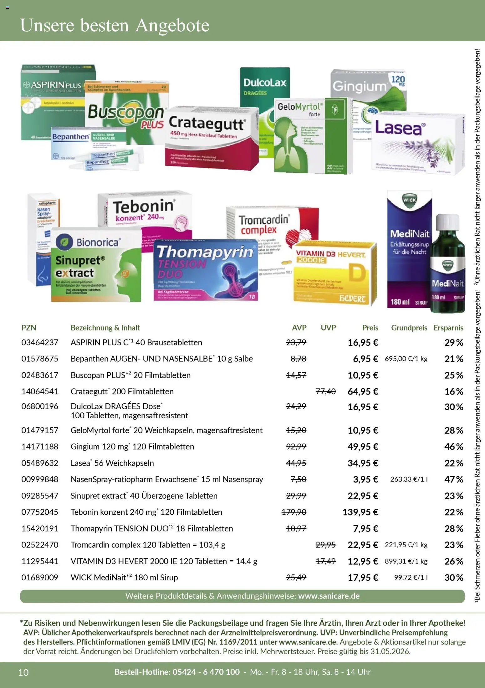 Sanicare Rheuma Katalog 2026 (2026-03-20 - 2026-05-31)