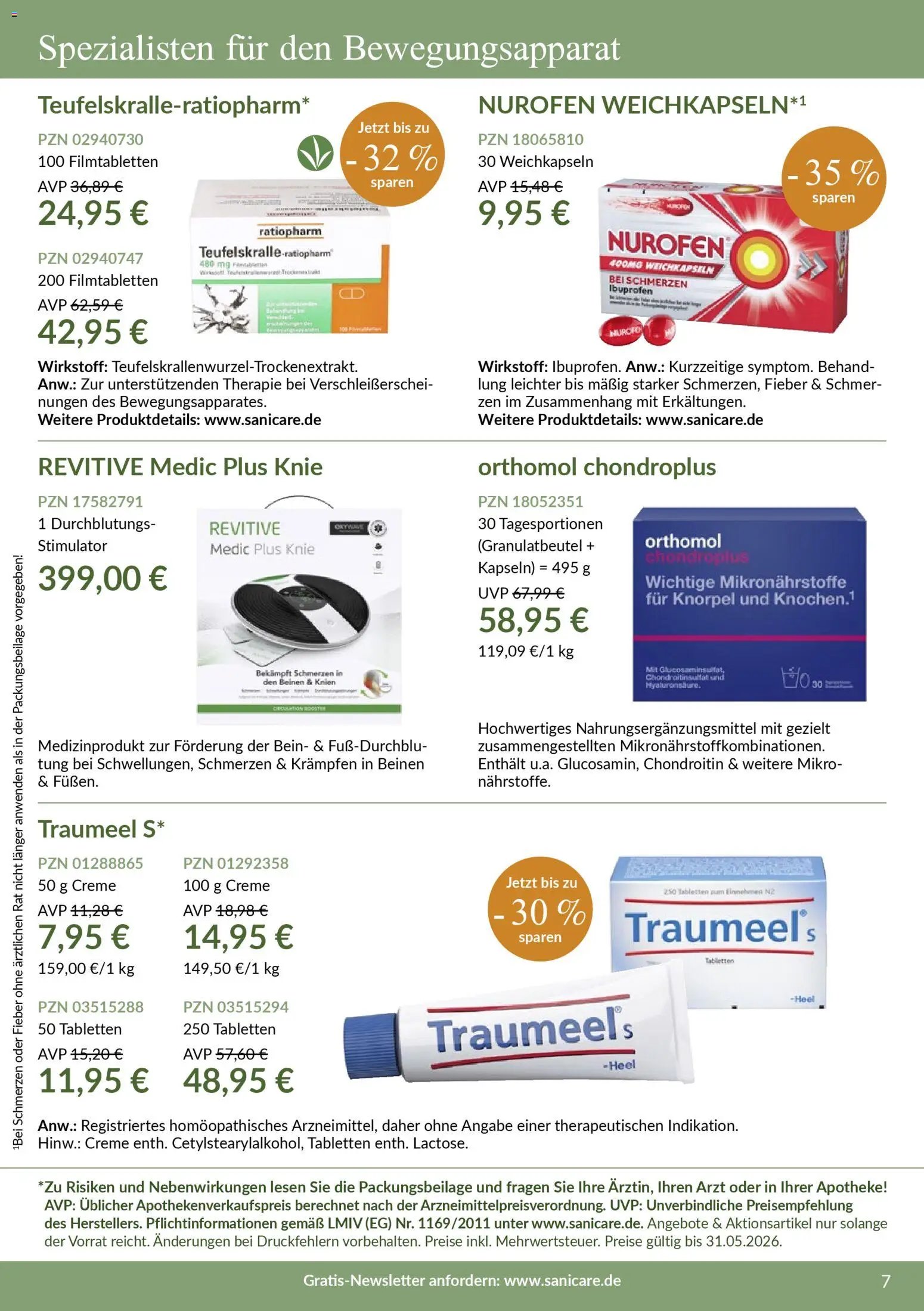 Sanicare Rheuma Katalog 2026 (2026-03-20 - 2026-05-31)
