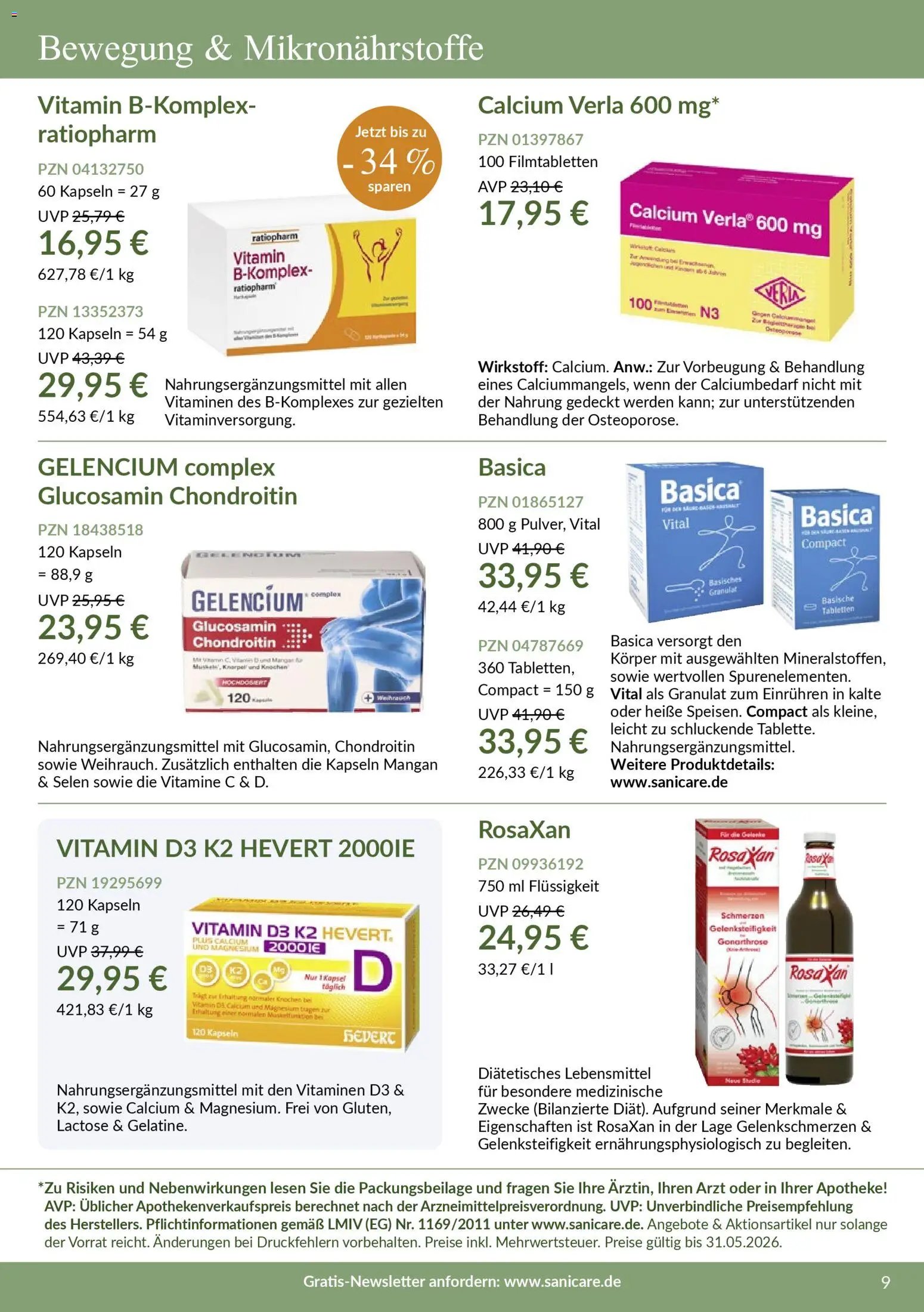 Sanicare Rheuma Katalog 2026 (2026-03-20 - 2026-05-31)