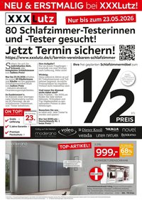 XXXLutz Schlafzimmer-Testerinnen und -Tester gesucht