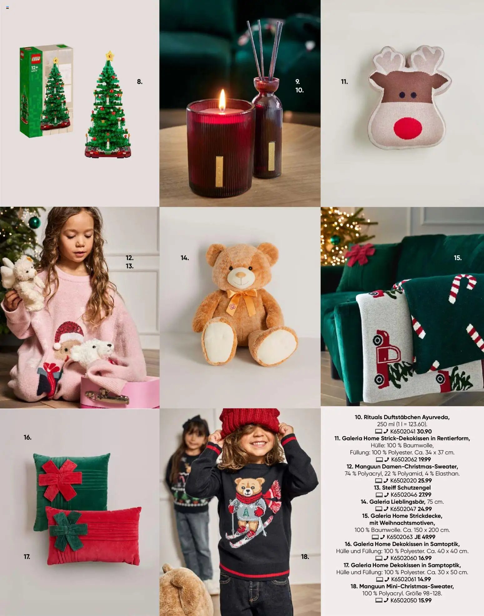 Galeria Karstadt Kaufhof  Weihnachtsmagazin Come back for more