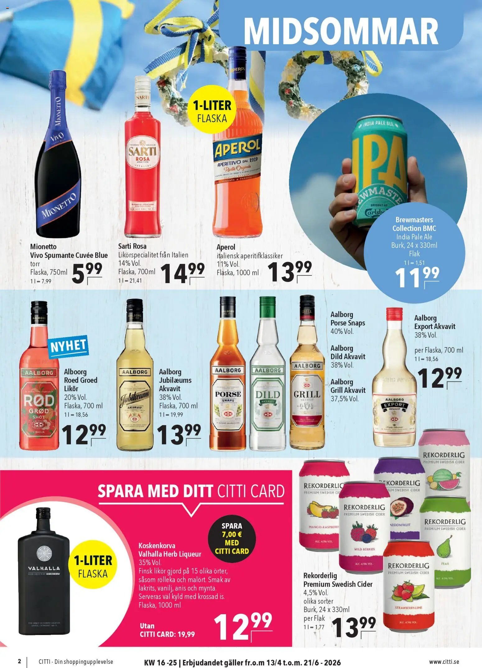 CITTI Markt Schweden-Werbung