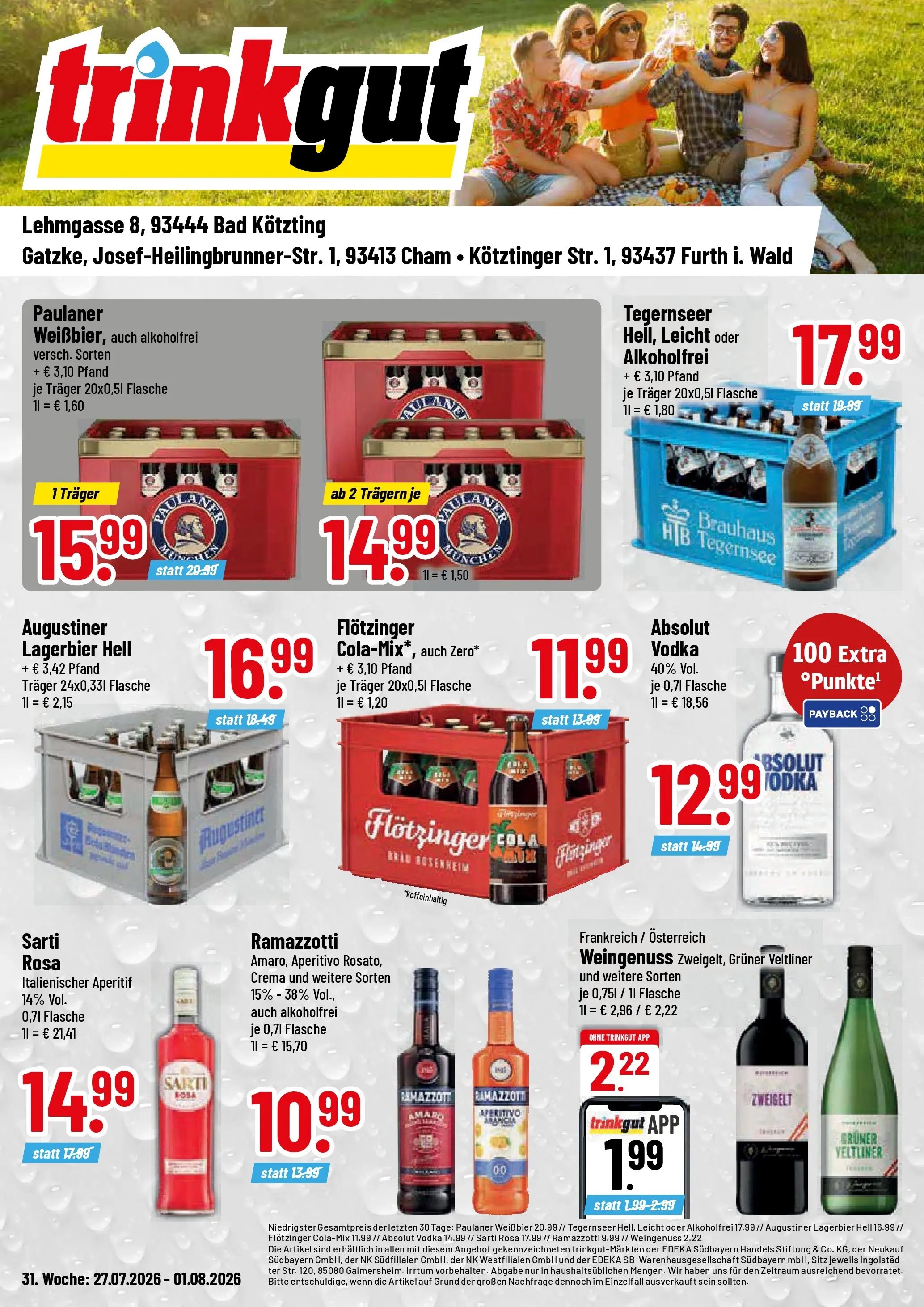 Trinkgut Prospekt Bad Kötzting