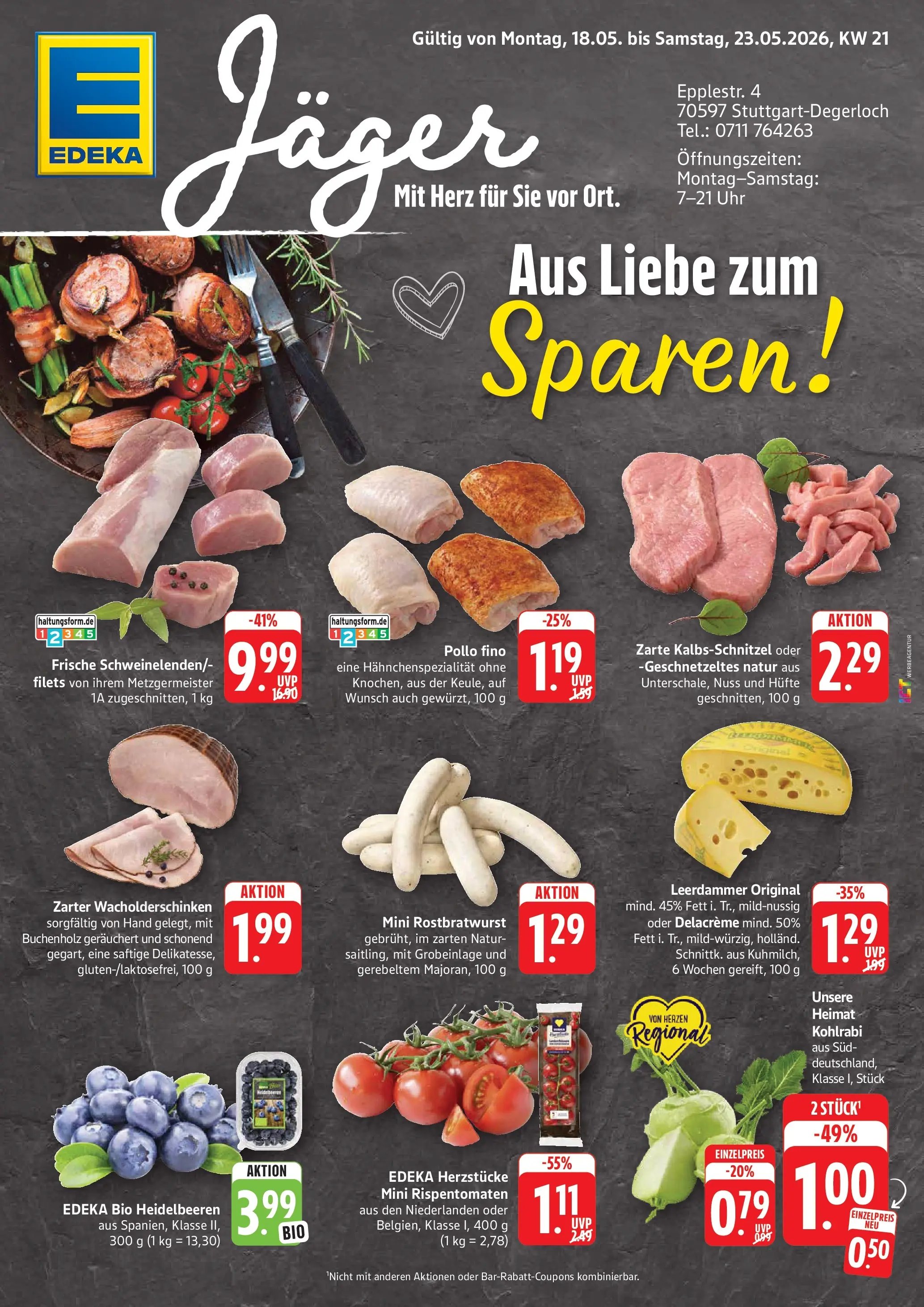 Edeka prospekt Stuttgart-Degerloch	
