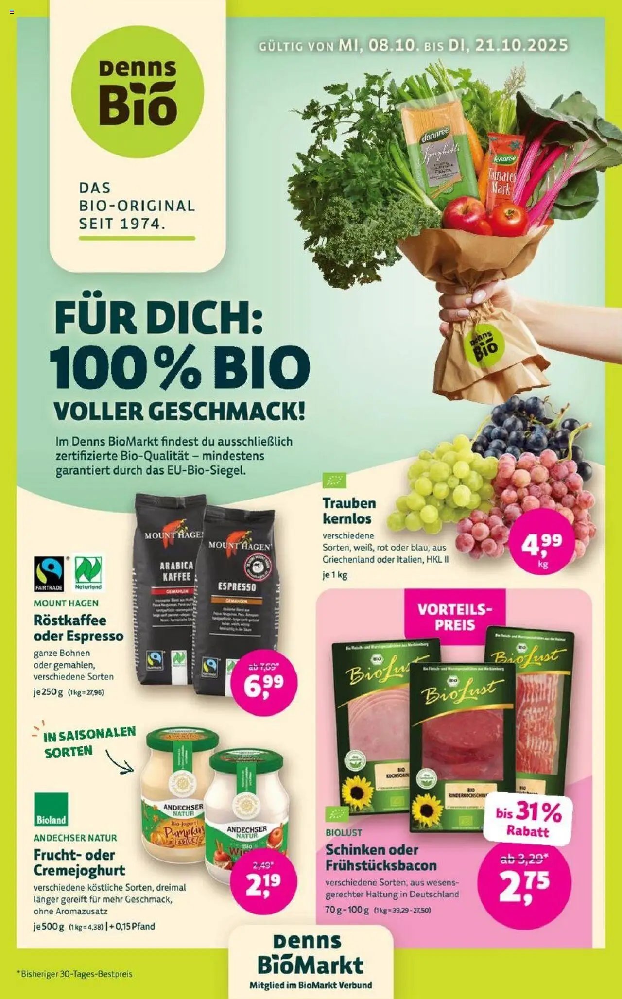Denns BioMarkt Angebote (2025-10-08 - 2025-10-21) | 1
