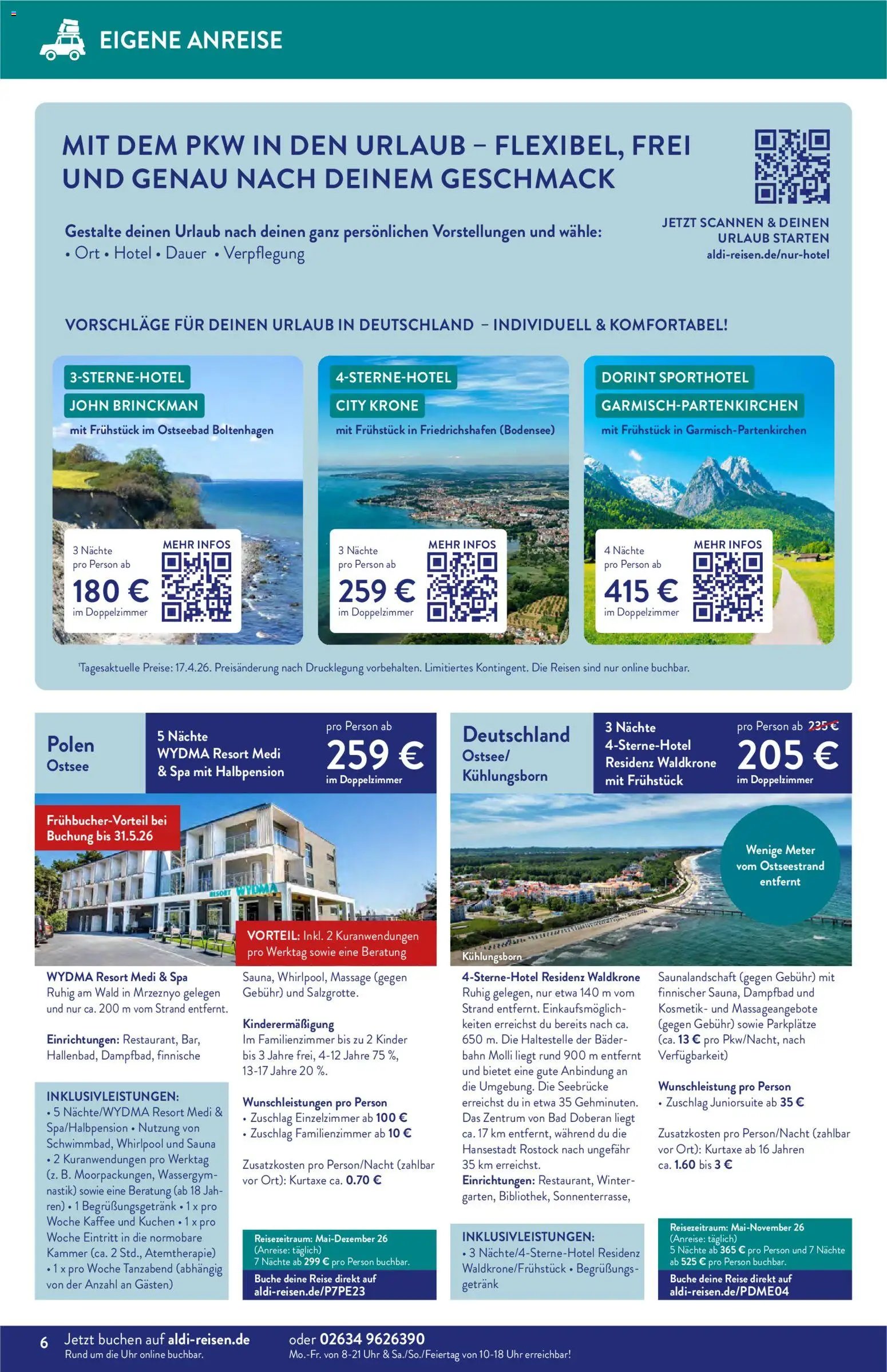 Aldi Reisen Reisemagazin
