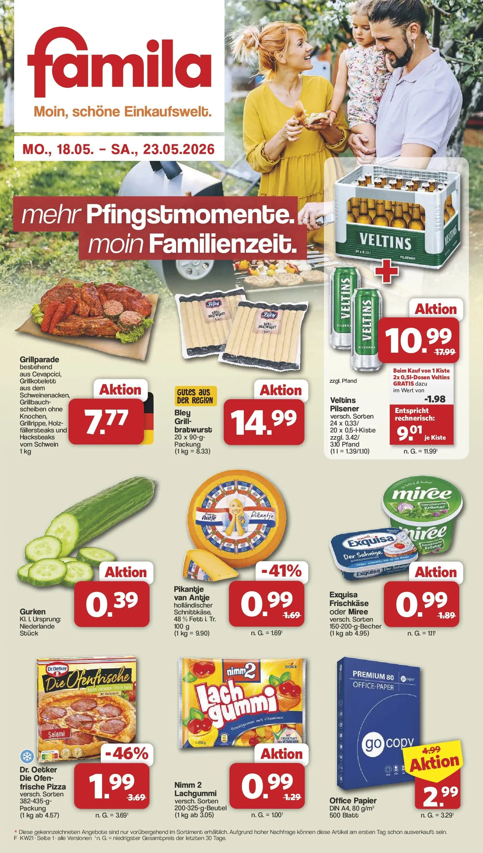 Famila Nordwest  Wochenangebote
