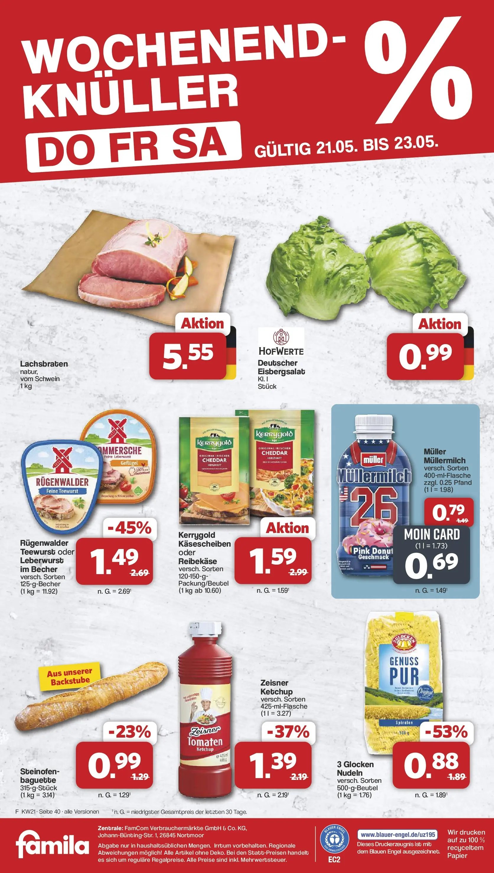 Famila Nordwest  Wochenangebote