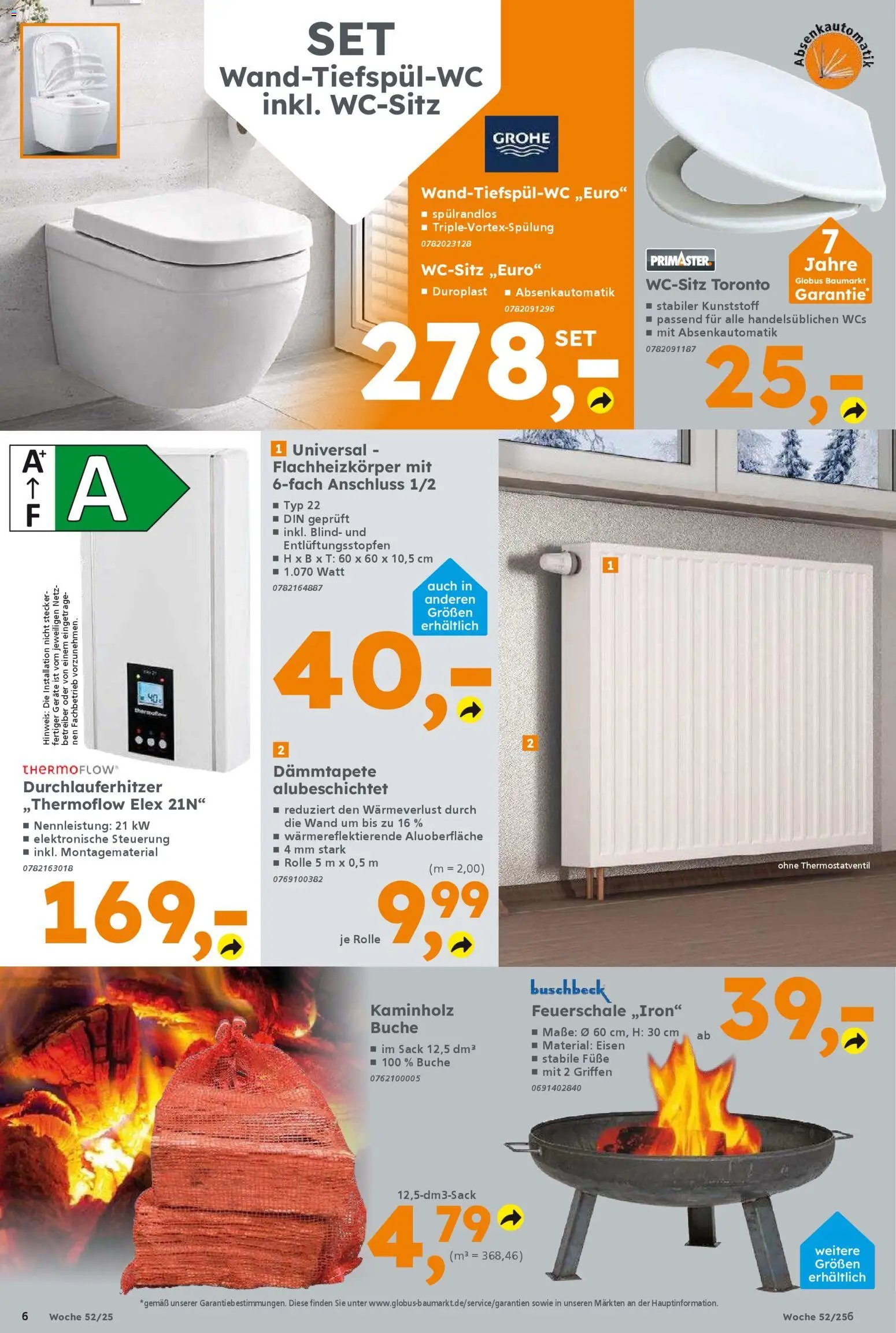 Globus Baumarkt prospekt Oranienburg-Germendorf	