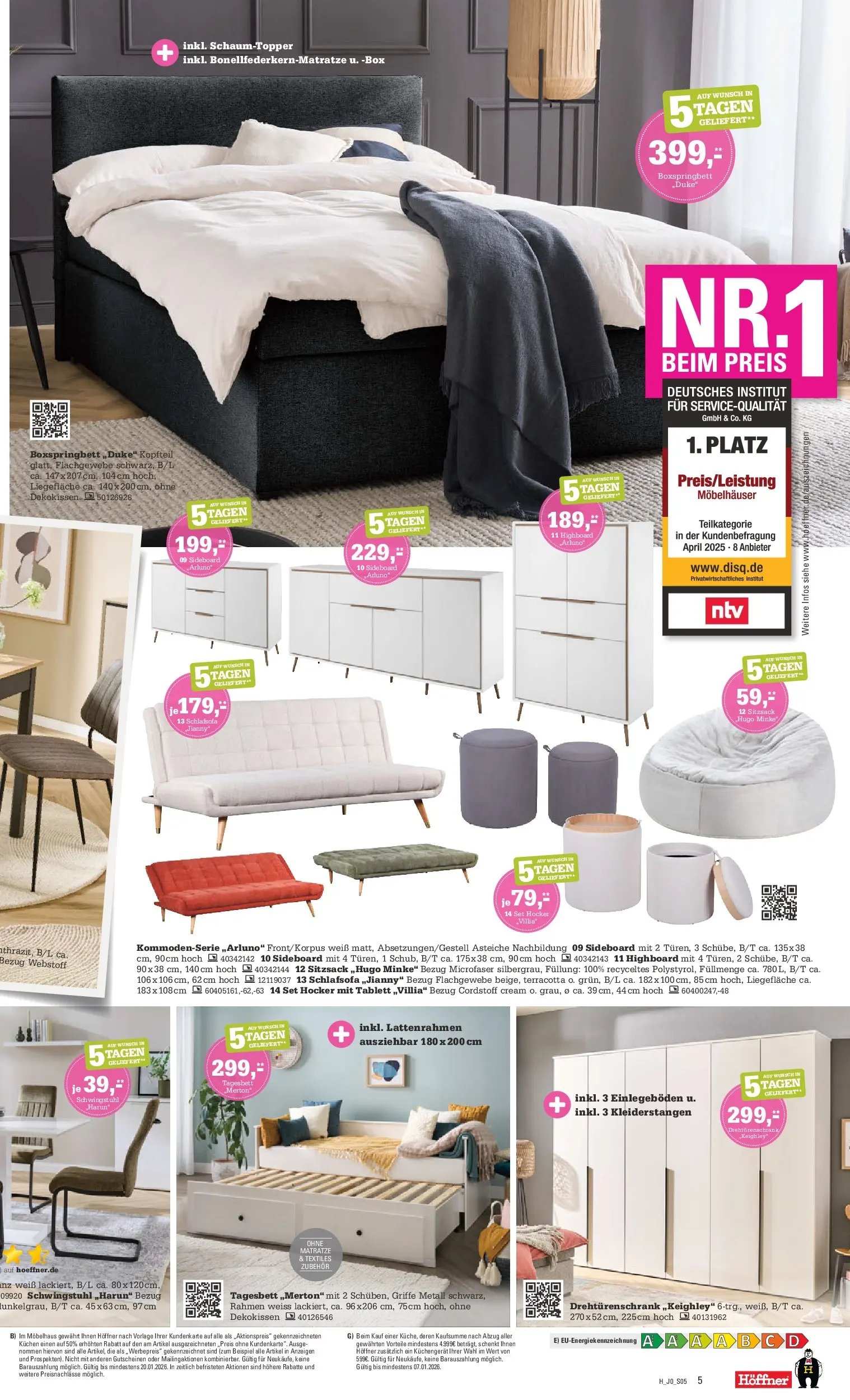 Höffner - Höffner: Möbelangebote