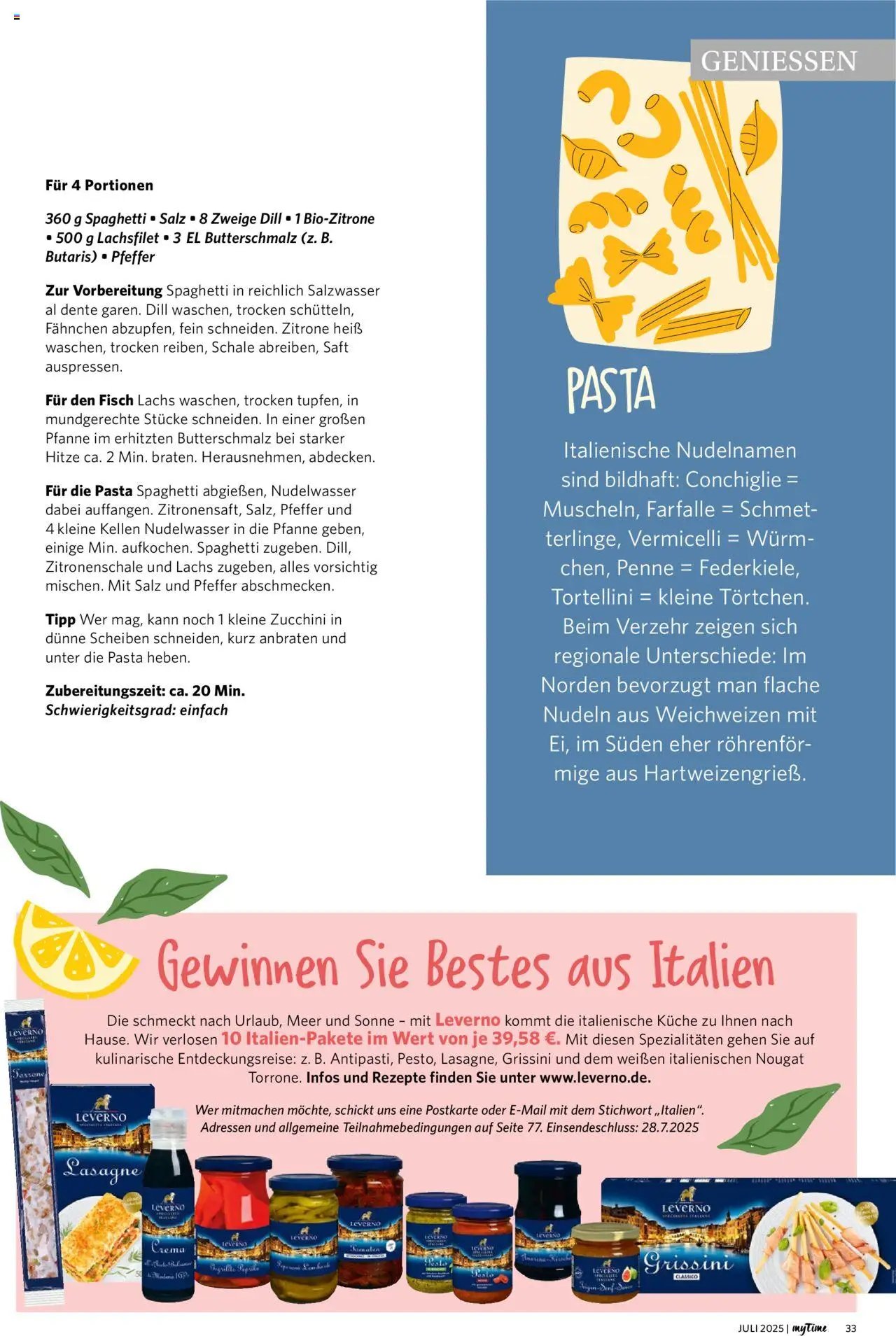 Famila Nordwest - myTime Juli 2025