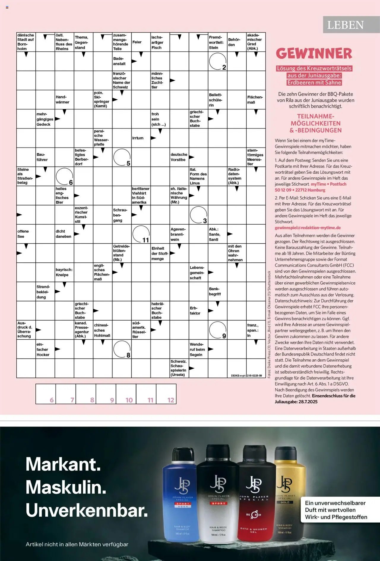 Famila Nordwest - myTime Juli 2025