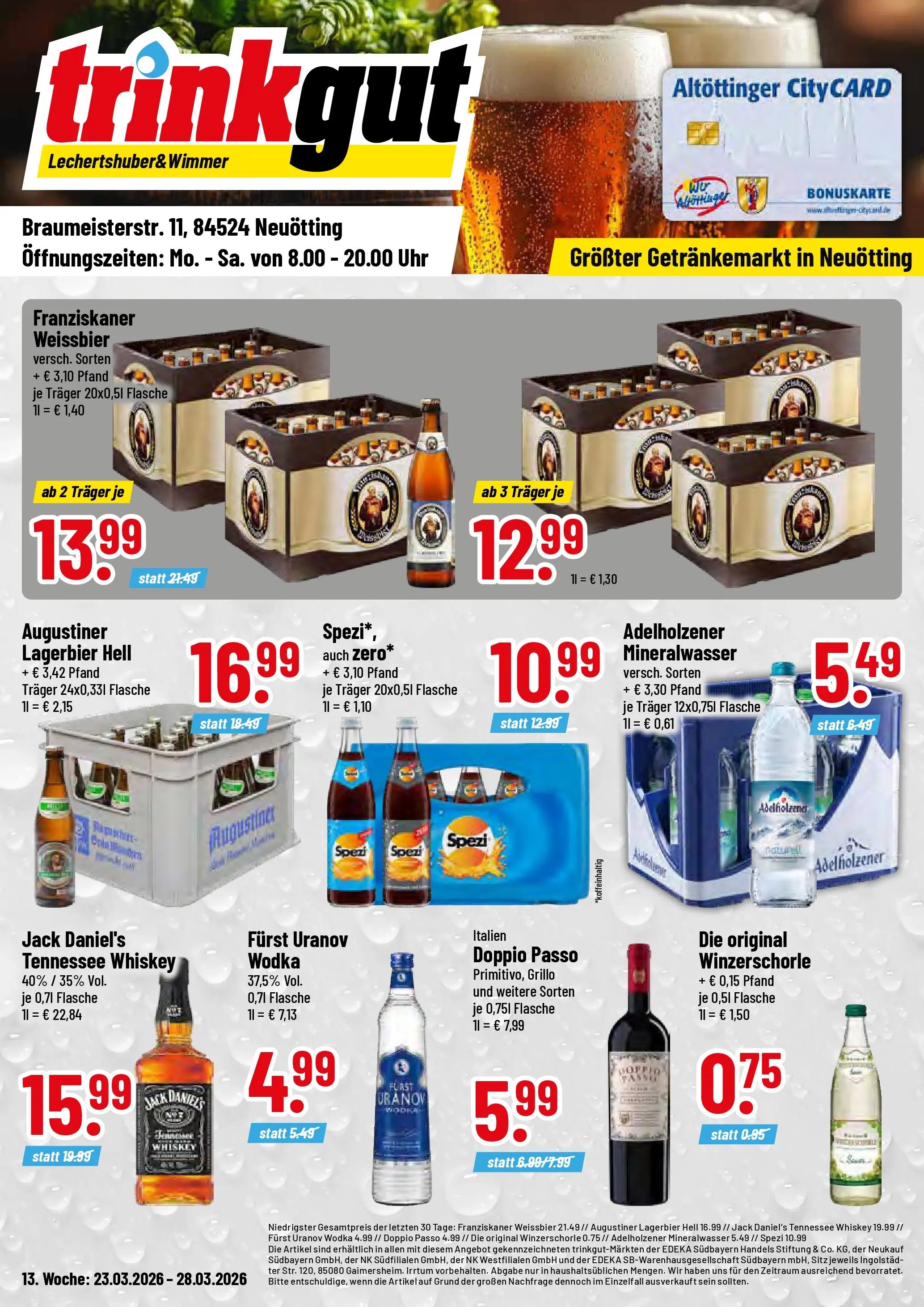 Trinkgut Prospekt Neuötting	