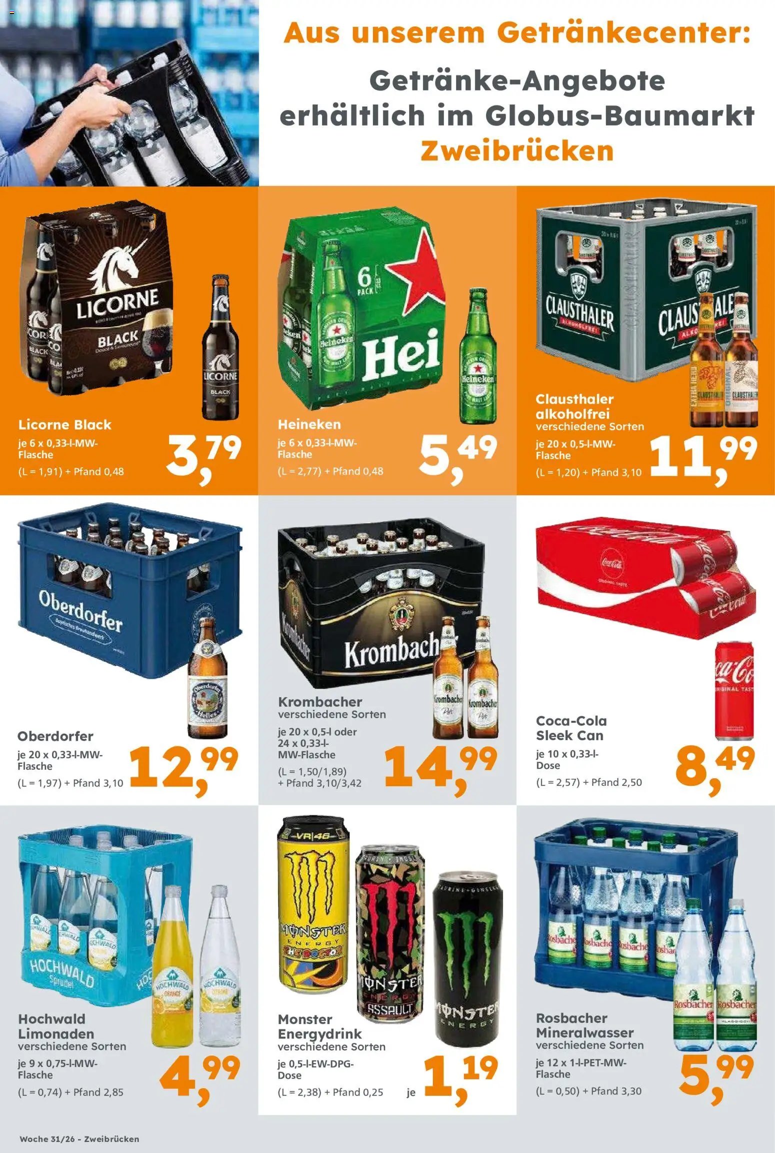 Globus Baumarkt Prospekt Zweibrücken