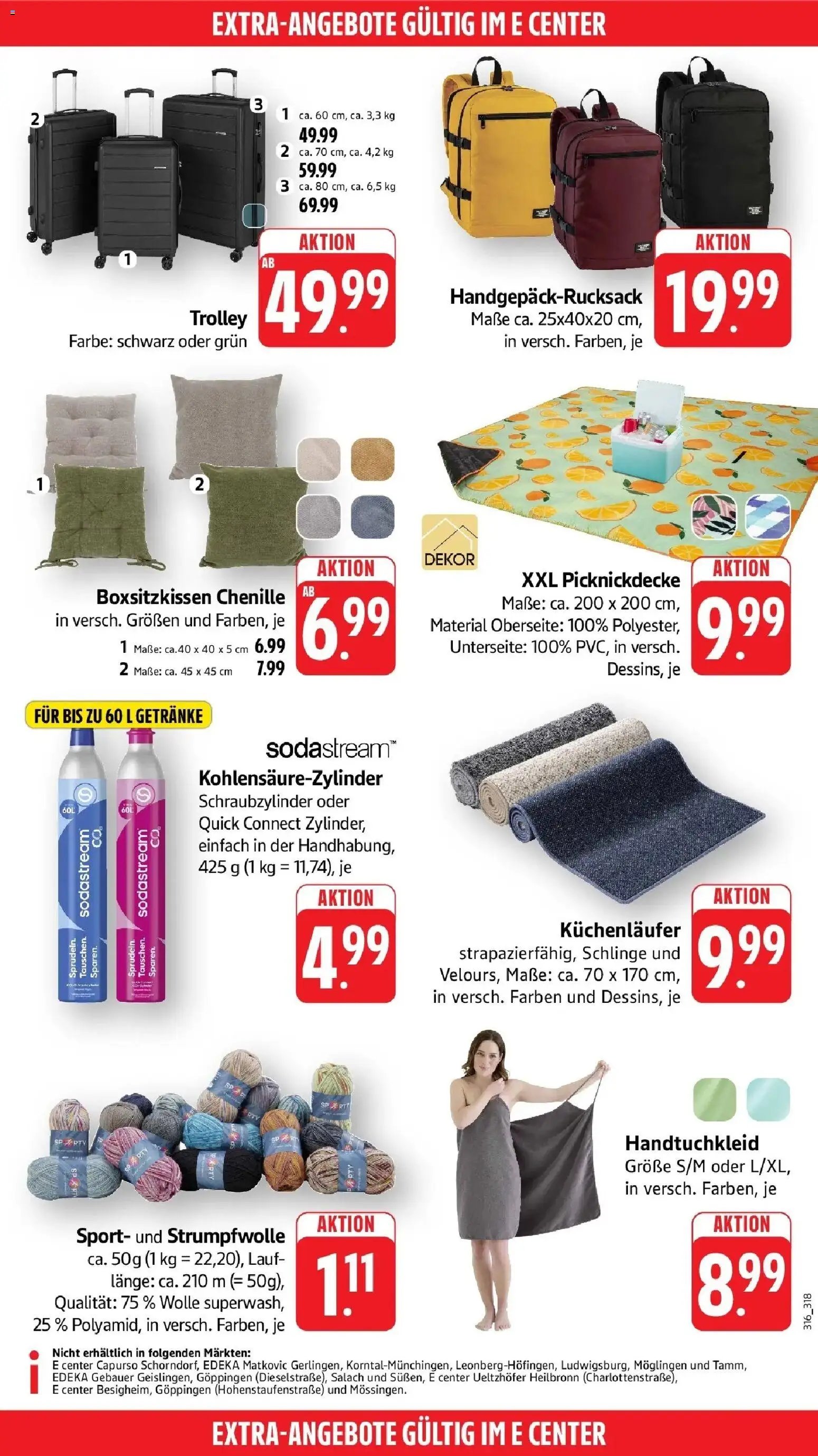 E center - E center: Wochenangebote