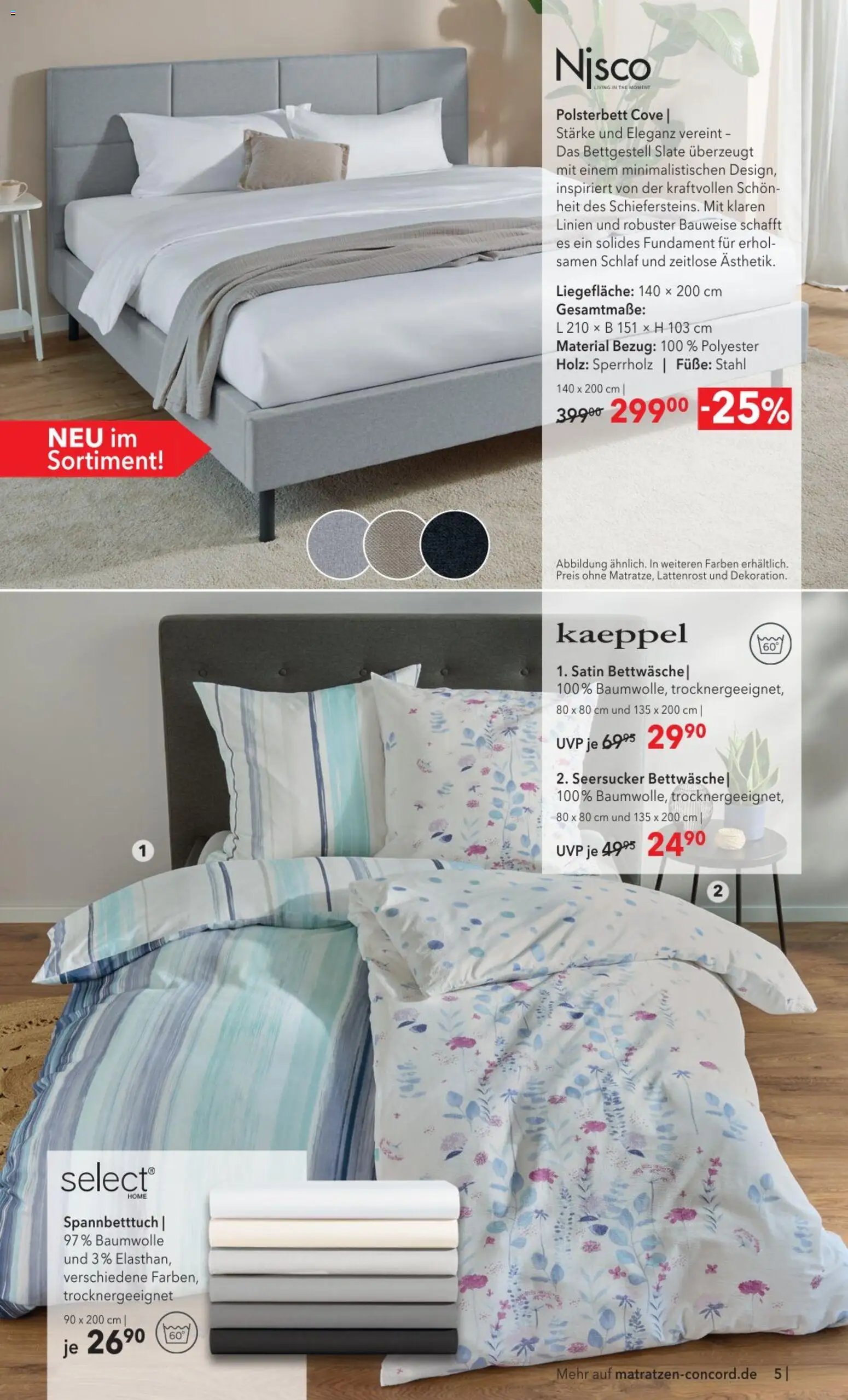 Matratzen Concord Prospekt 	