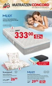 Matratzen Concord Prospekt 	